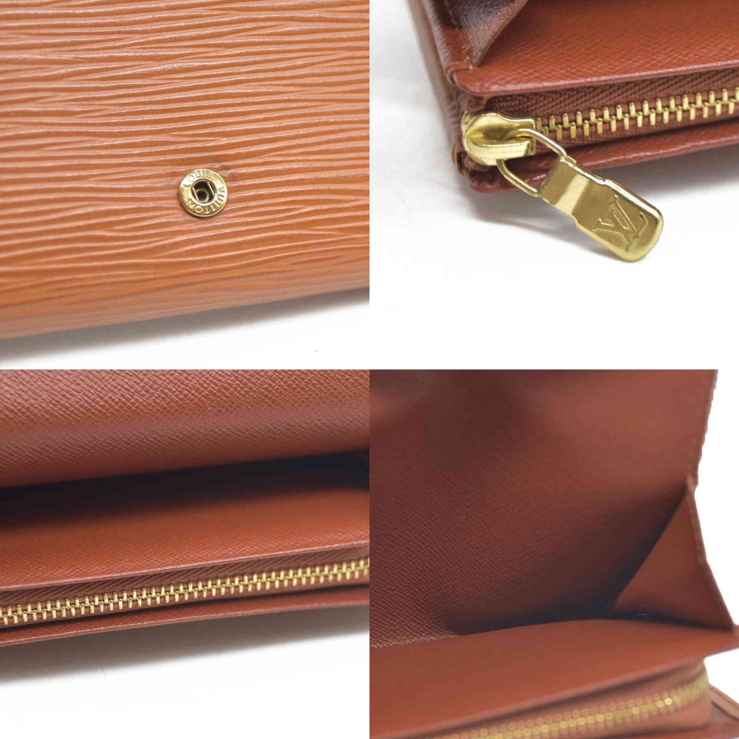 Louis Vuitton Epi Porte Monnaie Billets Tresor Leather Bifold Wallet CA0938