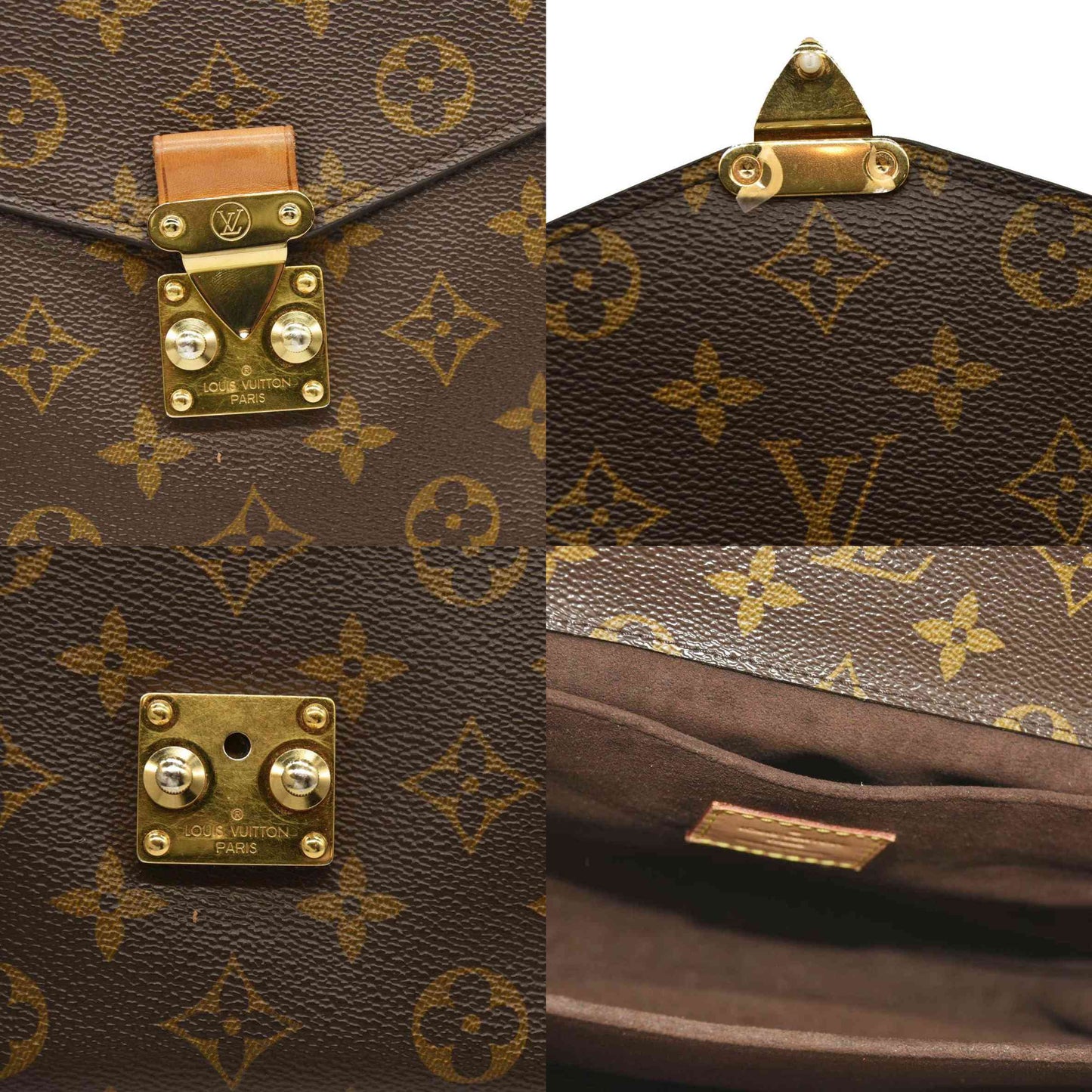 LOUIS VUITTON Monogram Pochette Metis SR3176