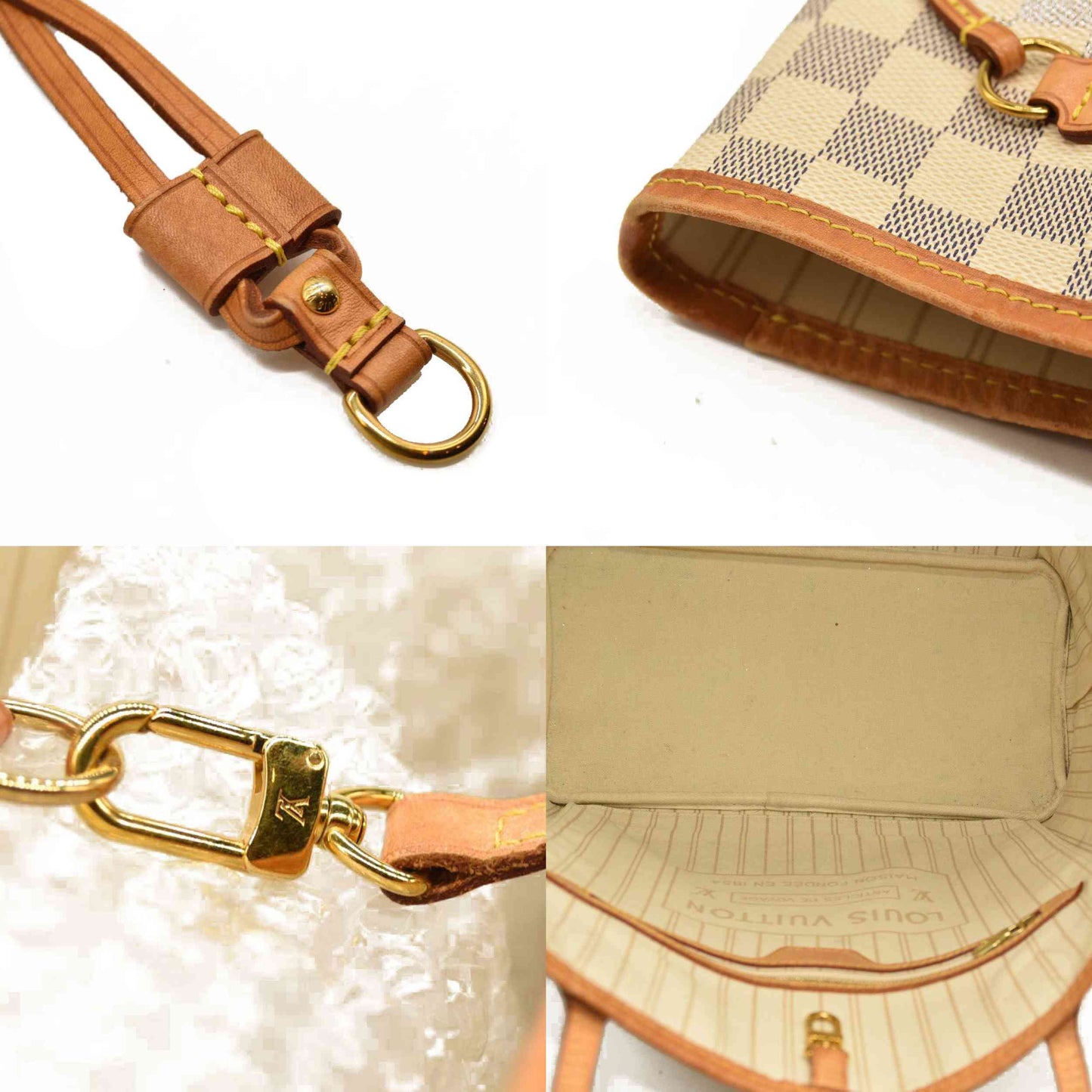 Louis Vuitton  Damier Azur Neverfull MM AR0168