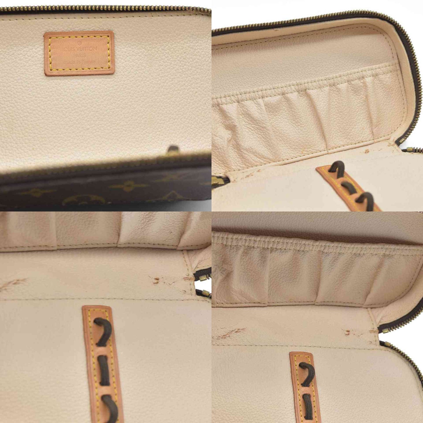 $580 Louis Vuitton  Monogram Trousse Blush PM Cosmetic Pouch