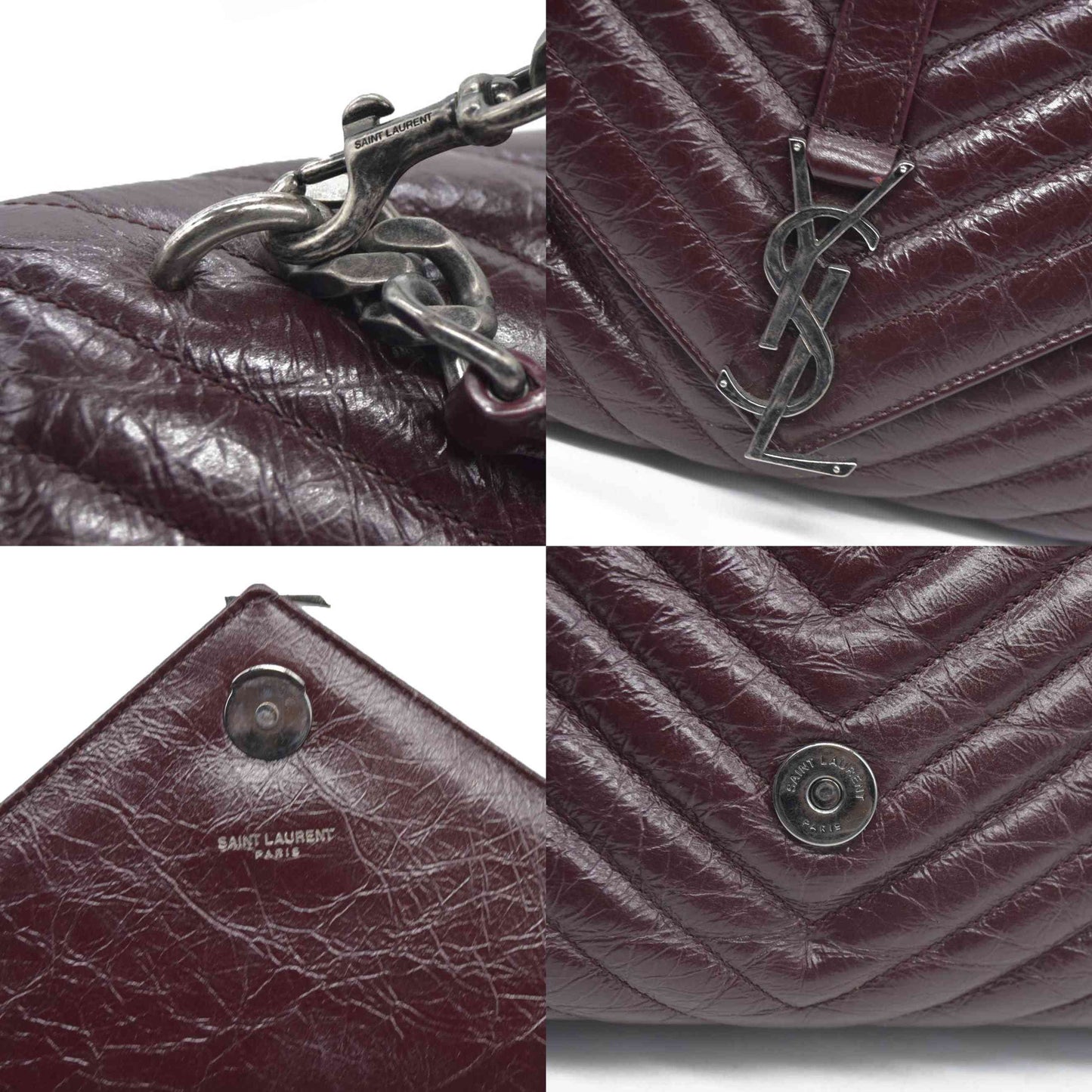 $3200 Saint Laurent Leather College Large