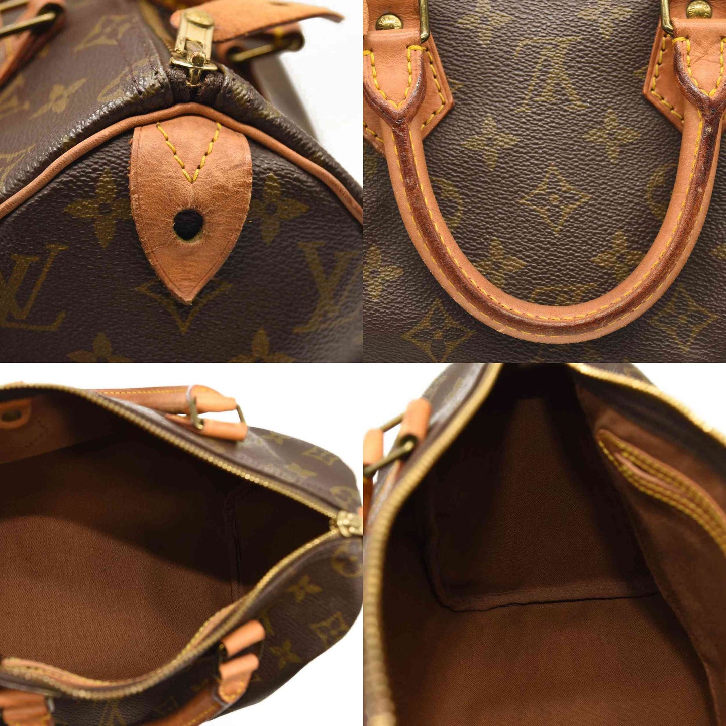 LOUIS VUITTON Monogram Speedy 25 MI9008