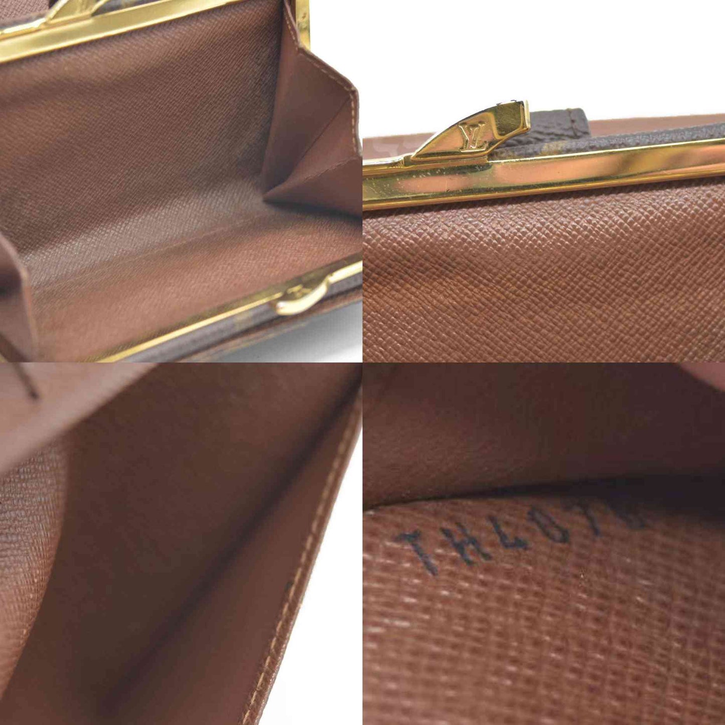 AUCTION $750  Louis Vuitton  Monogram French Purse Wallet TH4078