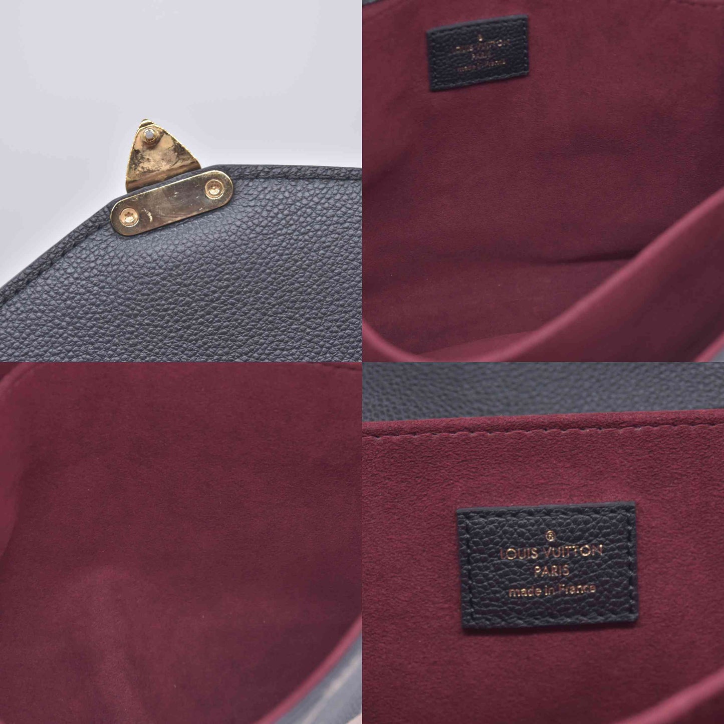 $3300 Louis Vuitton BiColor Pochette Metis Black Cream RFID