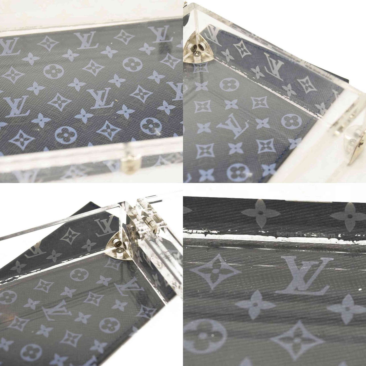 LOUIS VUITTON Transparent Plexiglass Mini Trunk