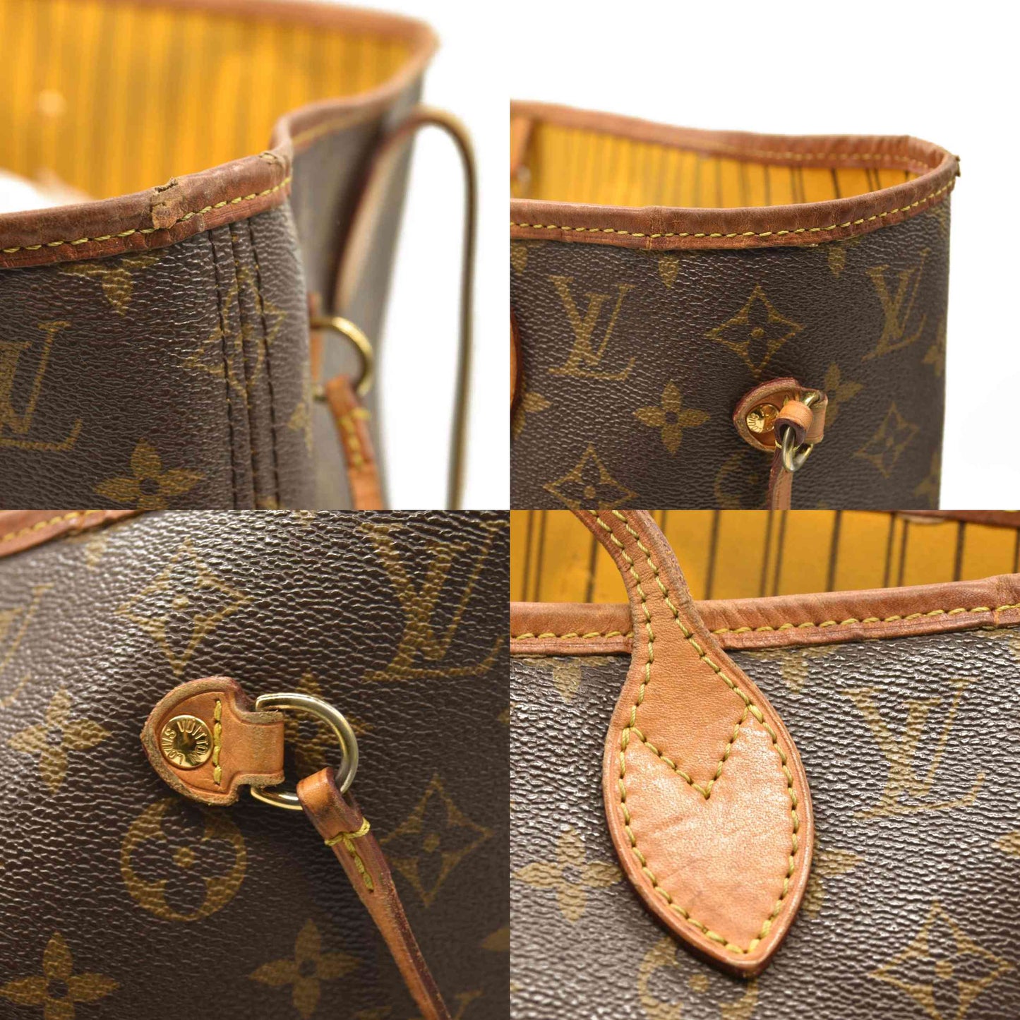 LOUIS VUITTON Monogram Neo Neverfull MM Mimosa TJ2134