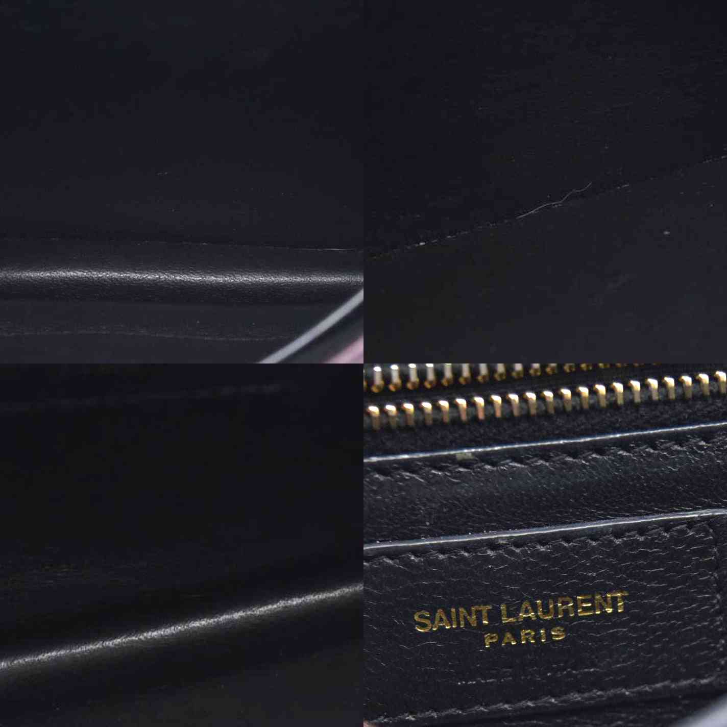 $2550 Saint Laurent Smooth Calfskin Monogram Cassandra Clasp Bag Burgundy