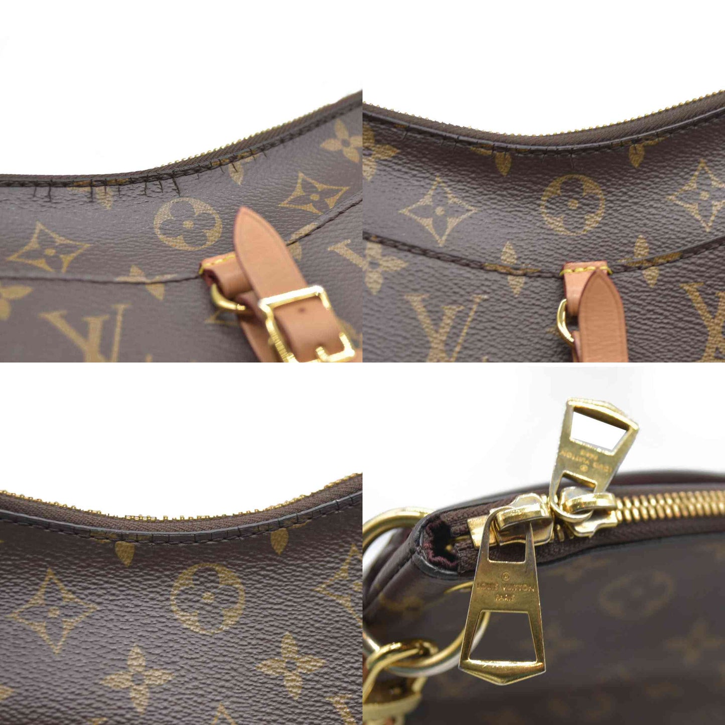 $2230  Louis Vuitton  Monogram Odeon MM Natural