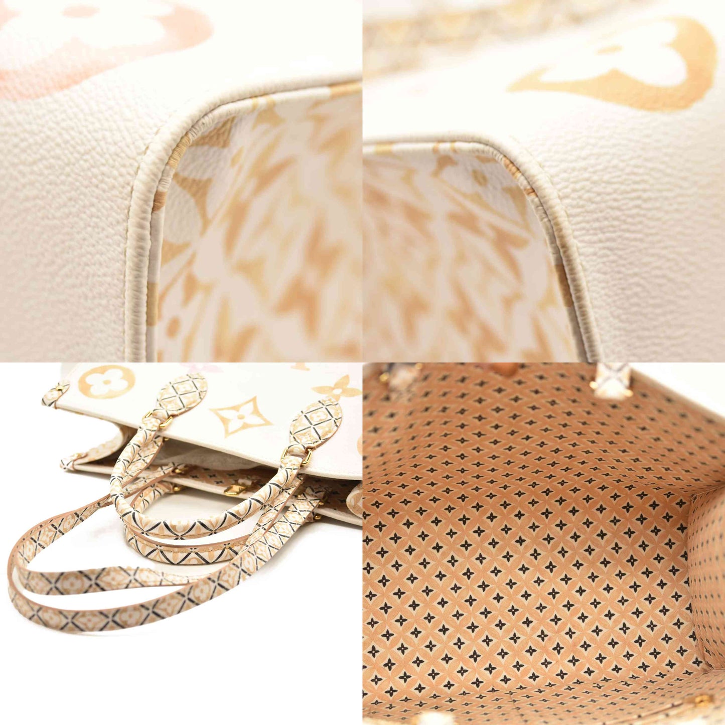 Louis Vuitton  Monogram Giant By The Pool 2.0 Onthego MM Beige RFID