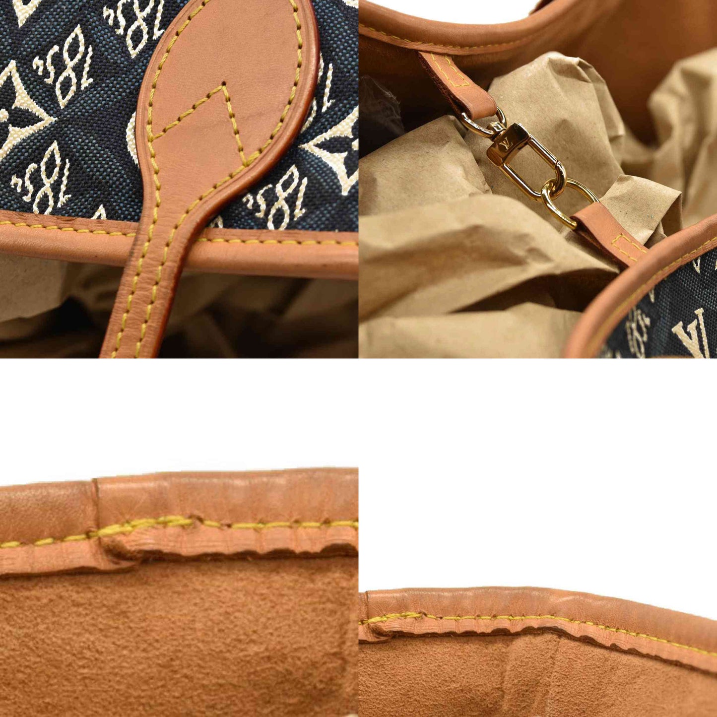 Louis Vuitton  Jacquard Since 1854 Neverfull MM Blue