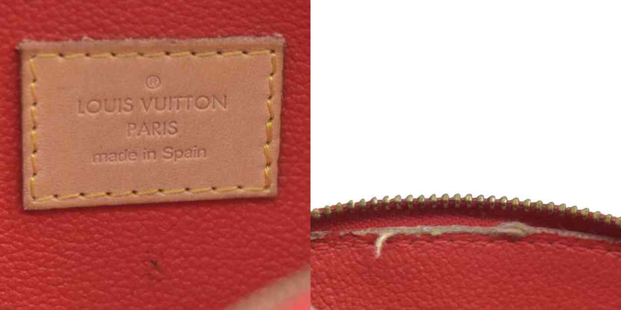 $530 Louis Vuitton  Vernis Cosmetic Pouch Cherry