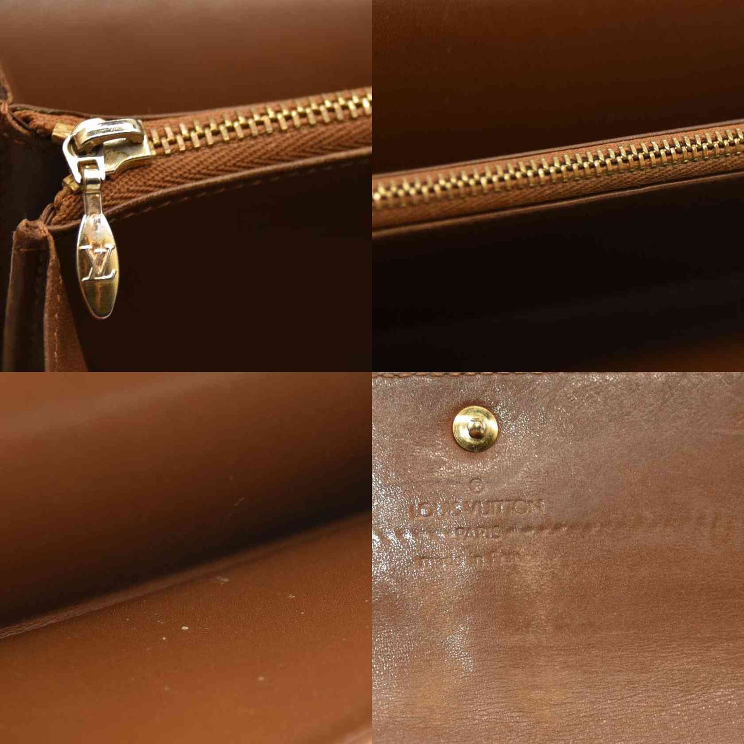 Louis Vuitton  Vernis Sarah Wallet Bronze TH0091