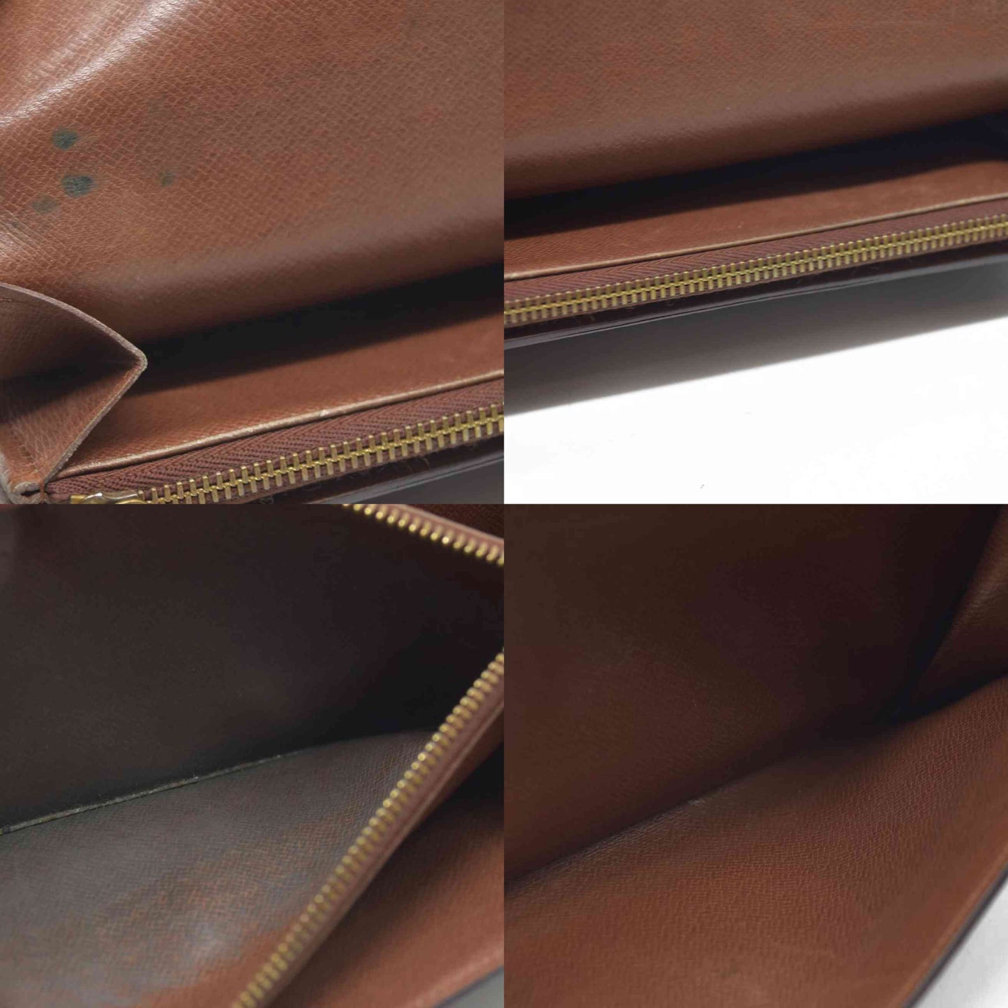 $770 Louis Vuitton Monogram Portefeiulle Sarah Long Bifold Wallet Brown 8901AM