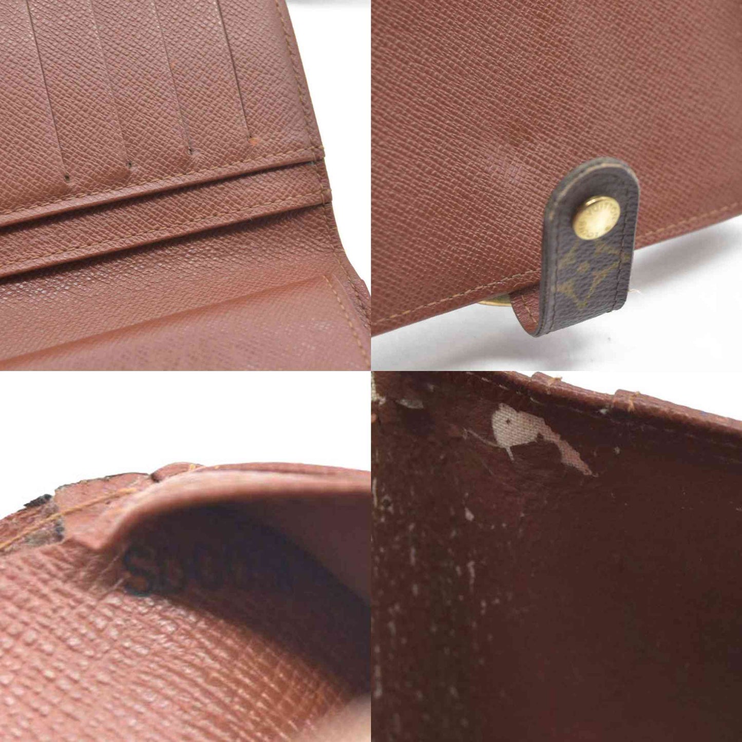 LOUIS VUITTON Monogram Porte Monnaie Billets Viennois Wallet SD0031