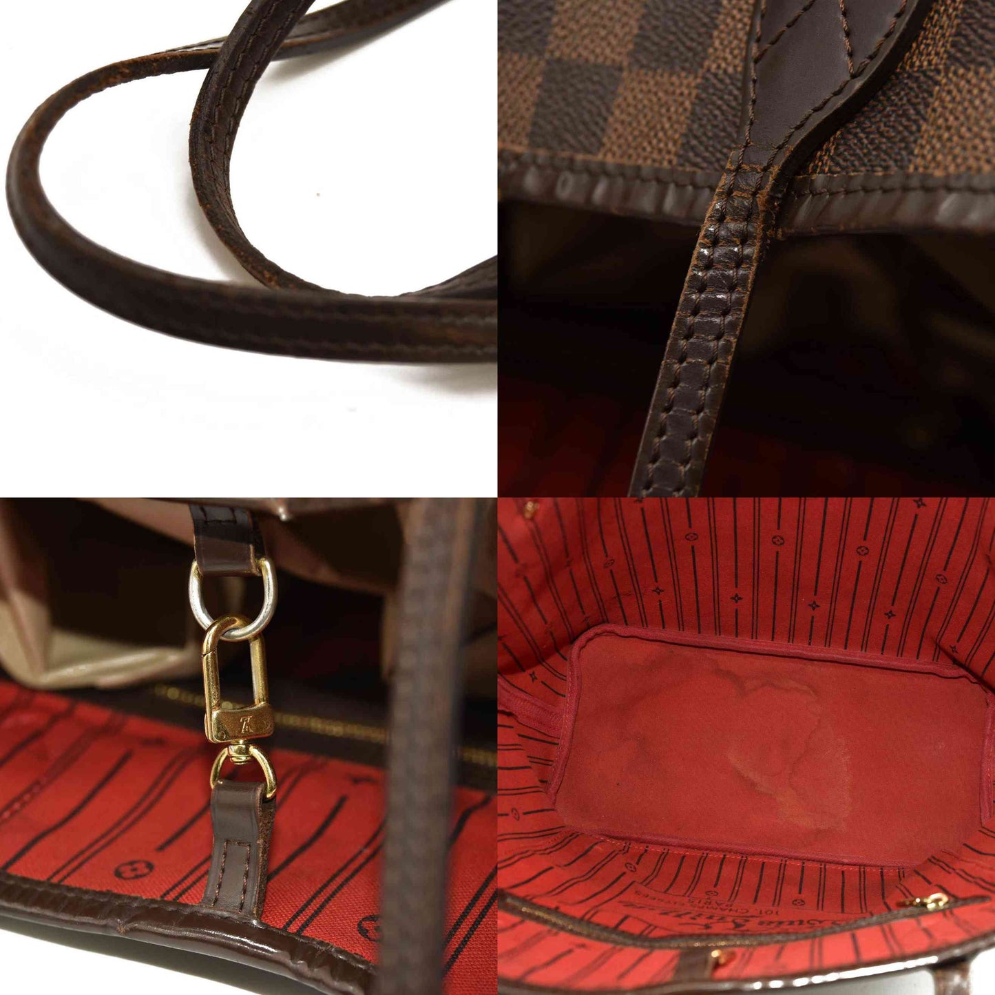 Louis Vuitton  Damier Ebene Neverfull MM