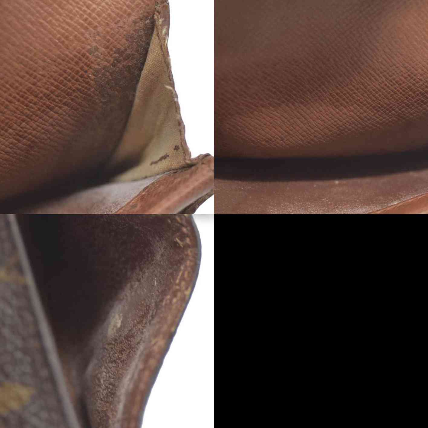 Louis Vuitton Monogram Porte-Monnaie Plat Coin Purse MI1919