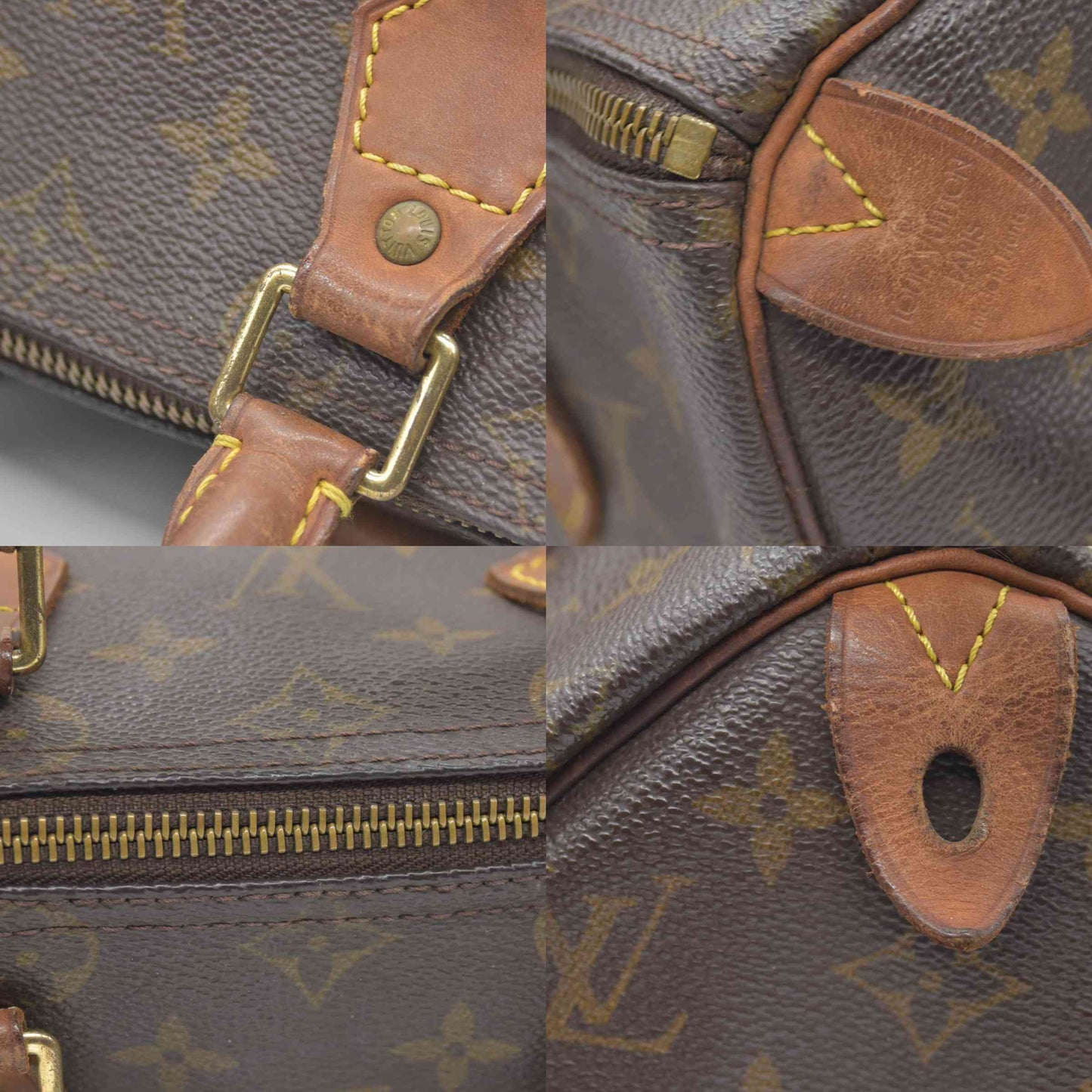 $1490 1999 Louis Vuitton Speedy 25 Handbag Monogram Brown SP0999