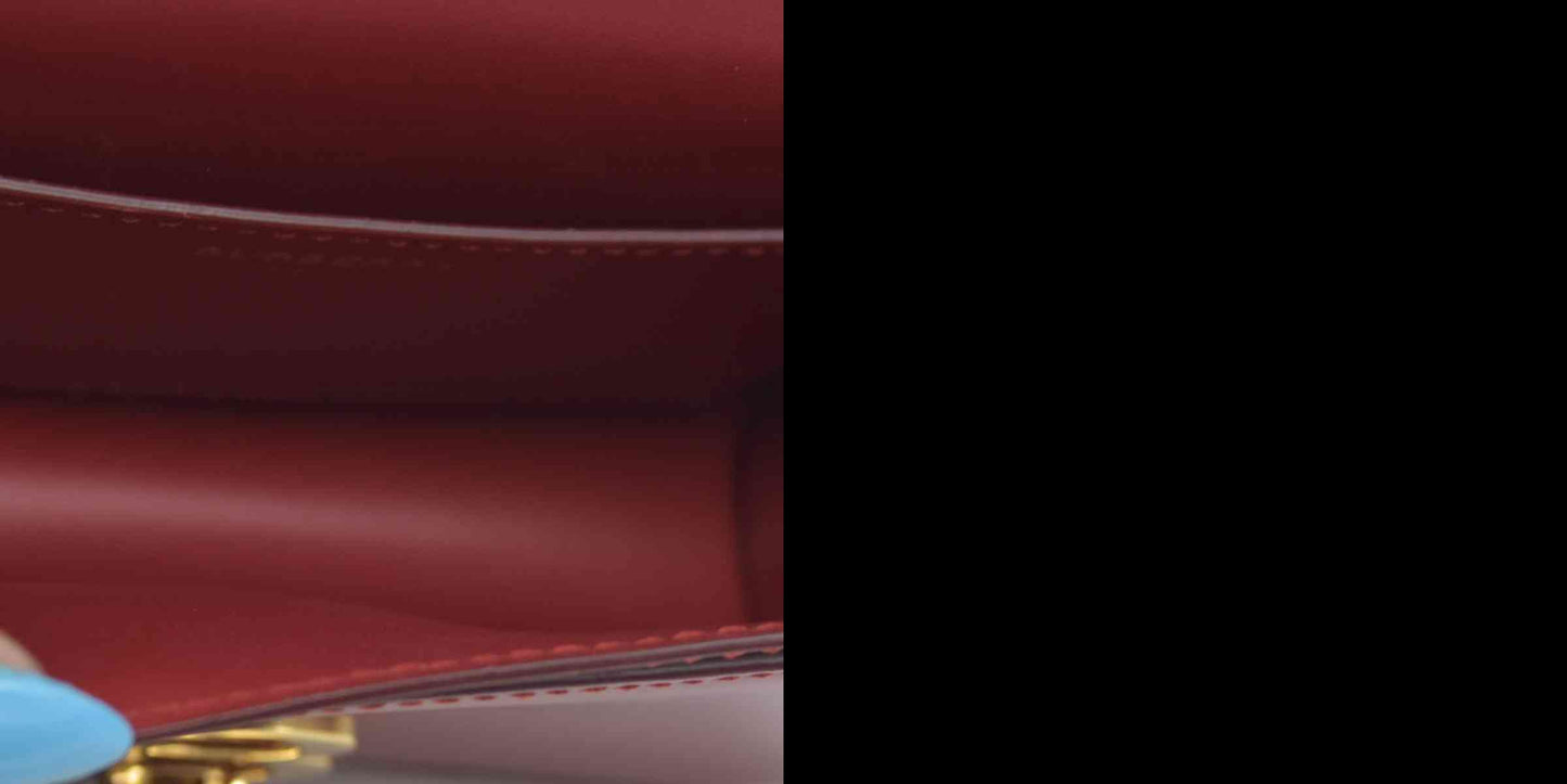 $2150 Burberry TB Mini Leather Shoulder Bag