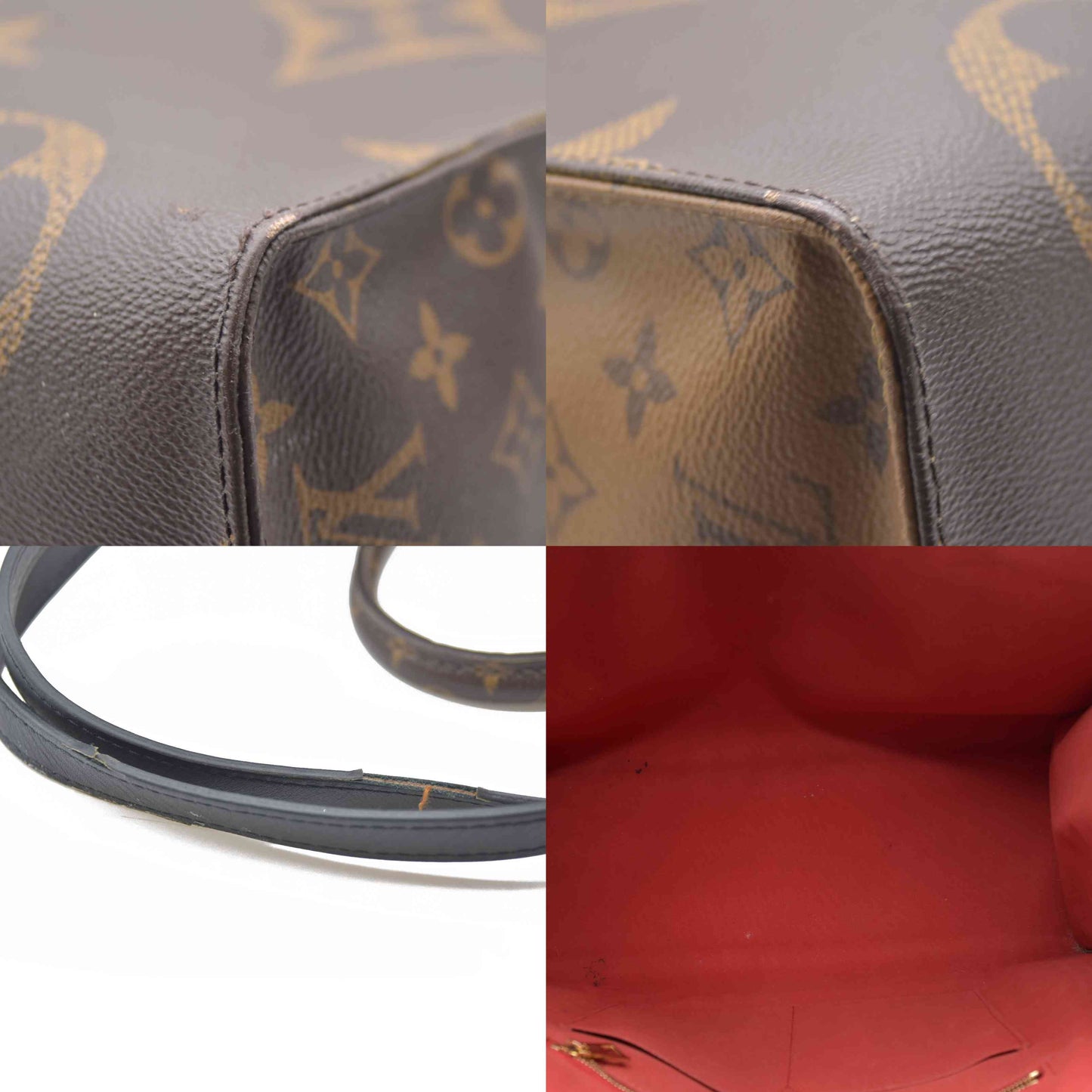 $3450 Louis Vuitton Monogram Reverse Giant OnTheGo GM