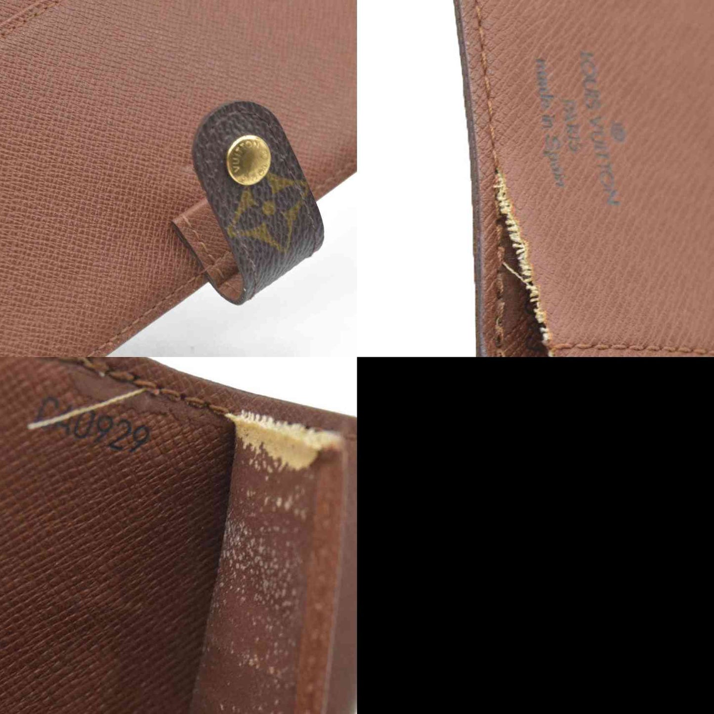 LOUIS VUITTON Monogram  Agenda PM Day Planner Notebook Cover