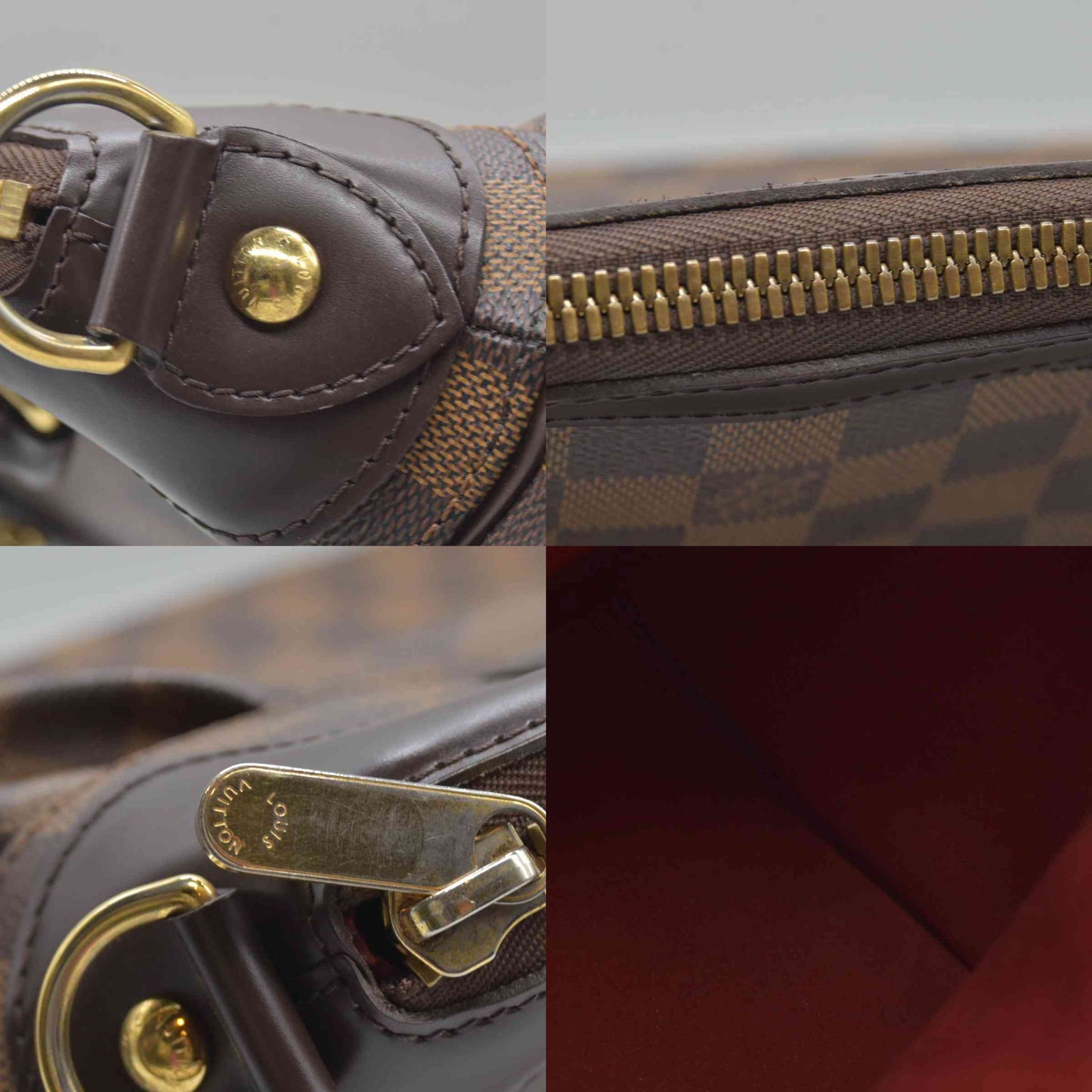 $2390 2011 Louis Vuitton Trevi PM Ebene Damier Ebene TJ4151