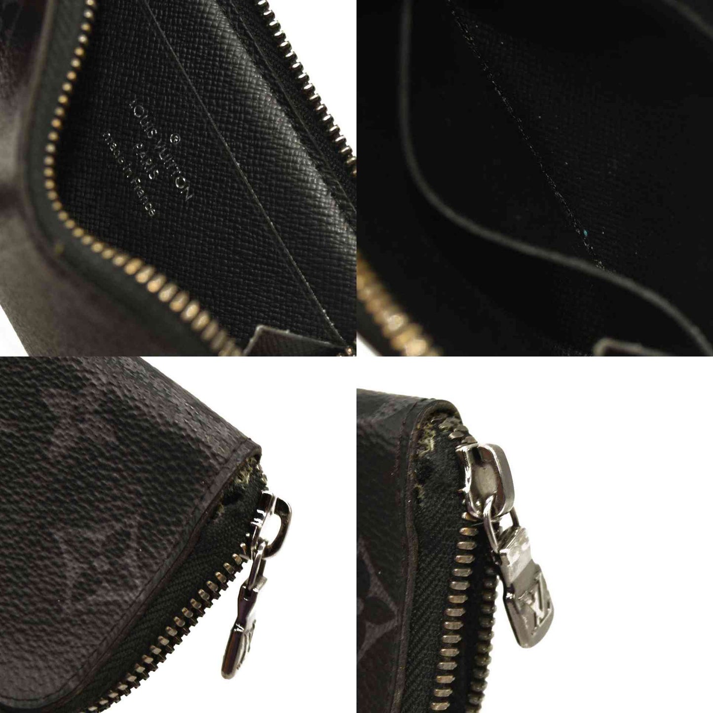 Louis Vuitton  Monogram Eclipse Coin Purse MB4198