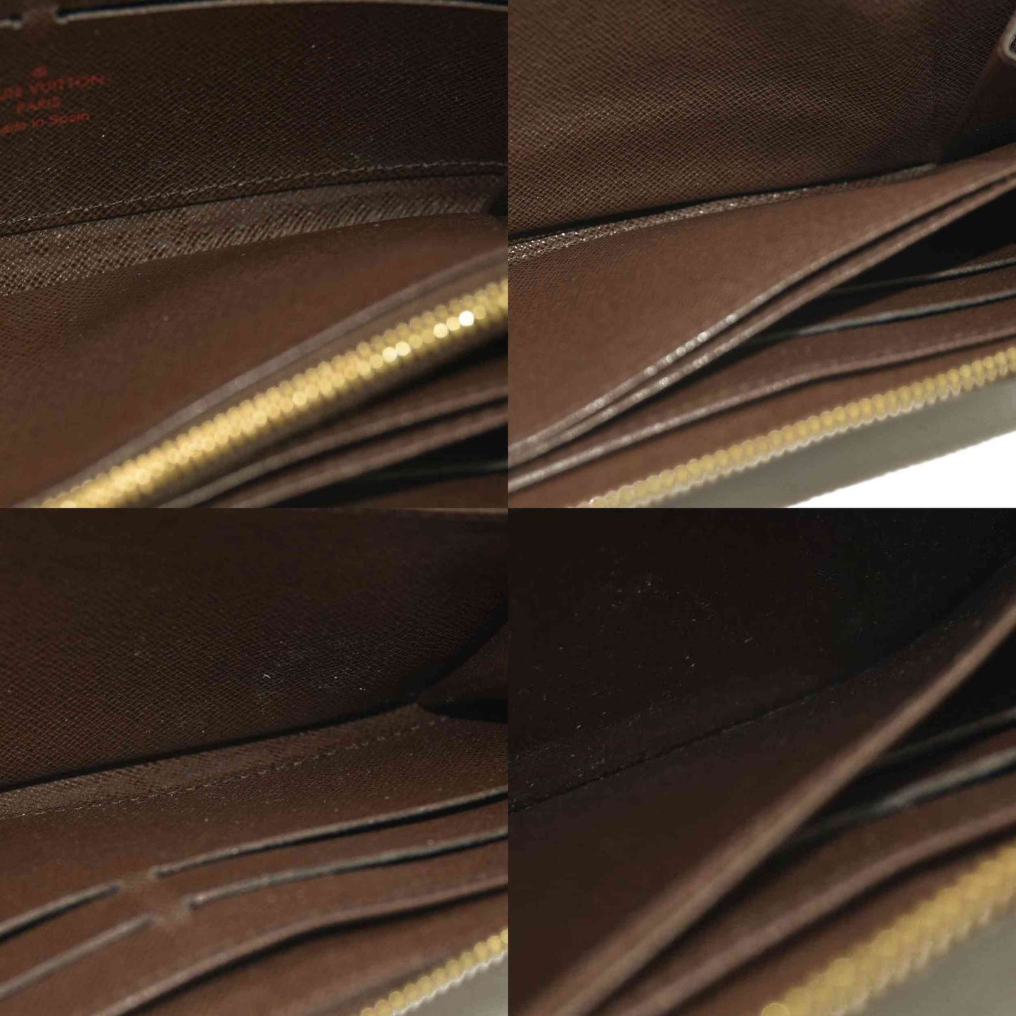 Louis Vuitton  Damier Ebene Zippy Wallet CA2079