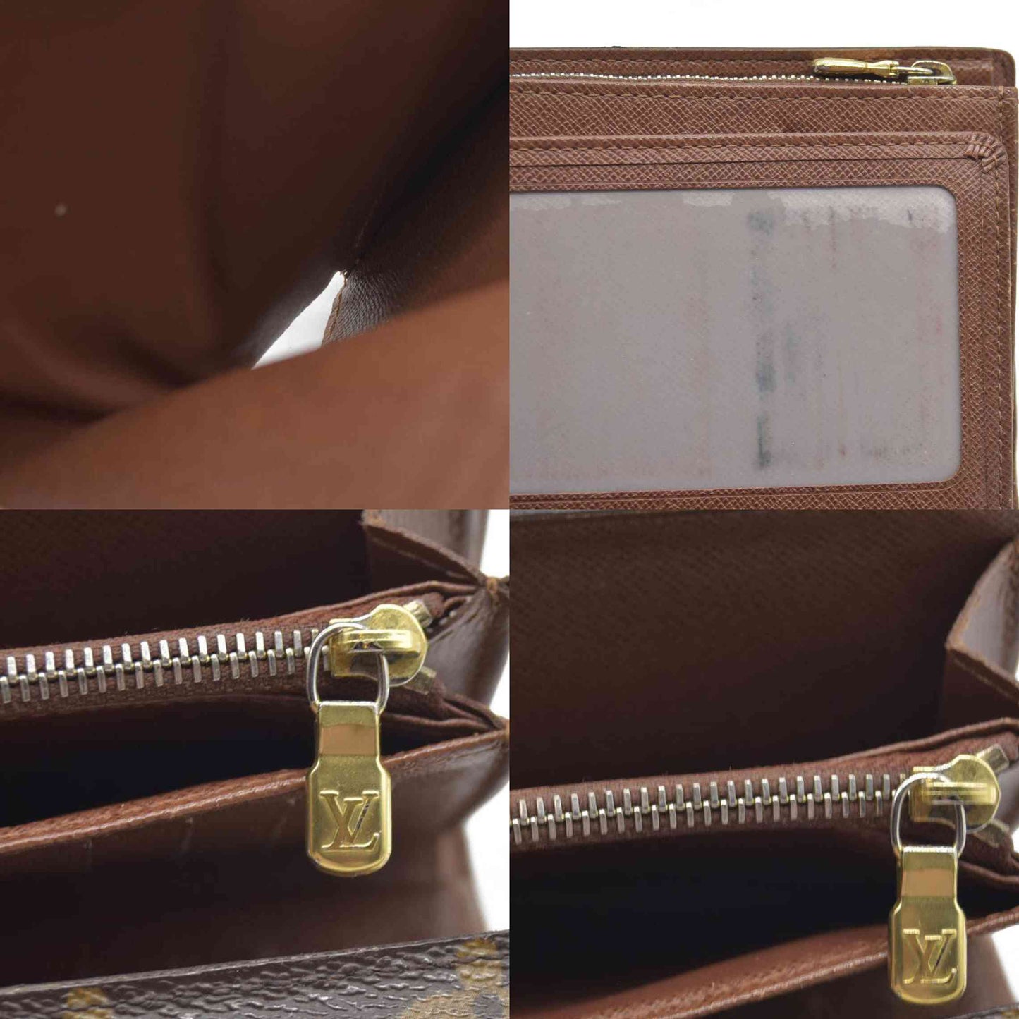 $610 LOUIS VUITTON Monogram Alexandra Trifold Wallet CA2160
