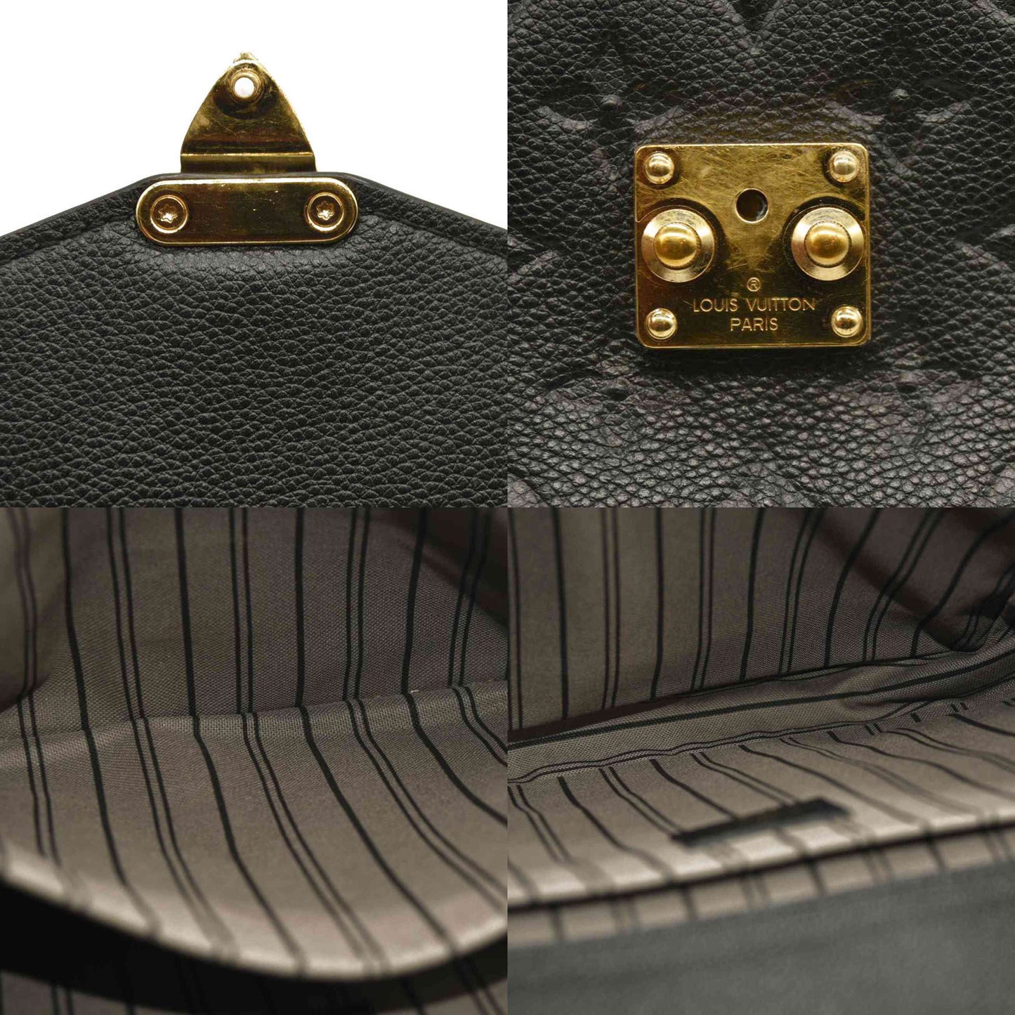 LOUIS VUITTON  Empreinte Pochette Metis Black DU0240