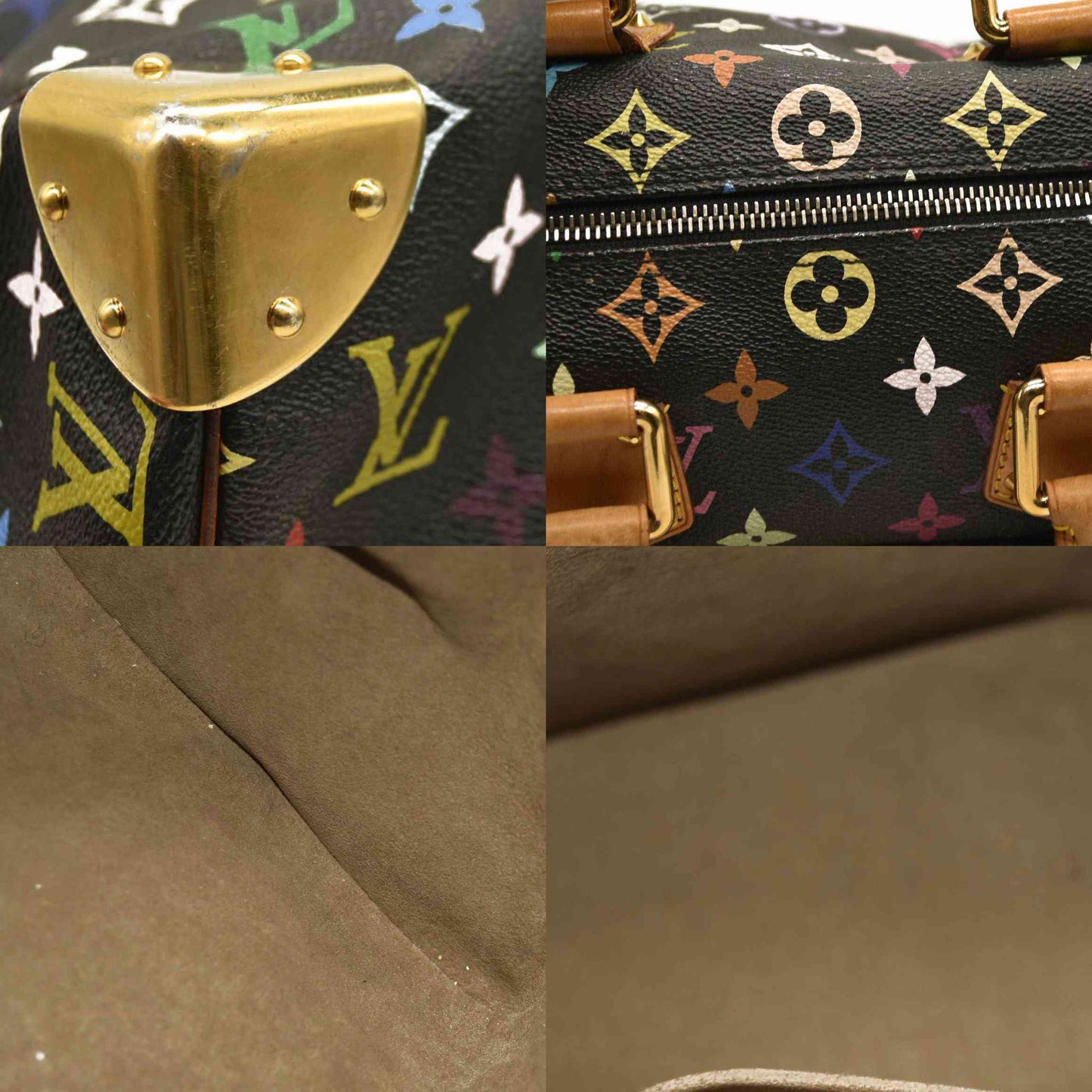 Louis Vuitton Muakami Multicolor Speedy 30 Black SP0016