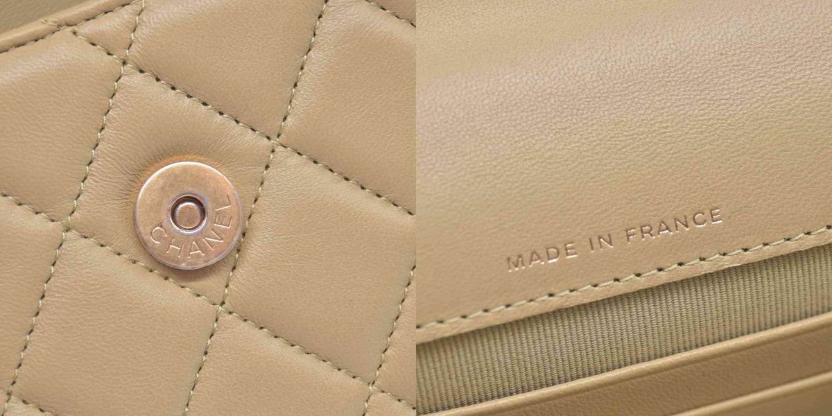 $3450 2021 Chanel Lambskin Quilted Chain Top Handle Clutch With Chain Sage Green 10021371