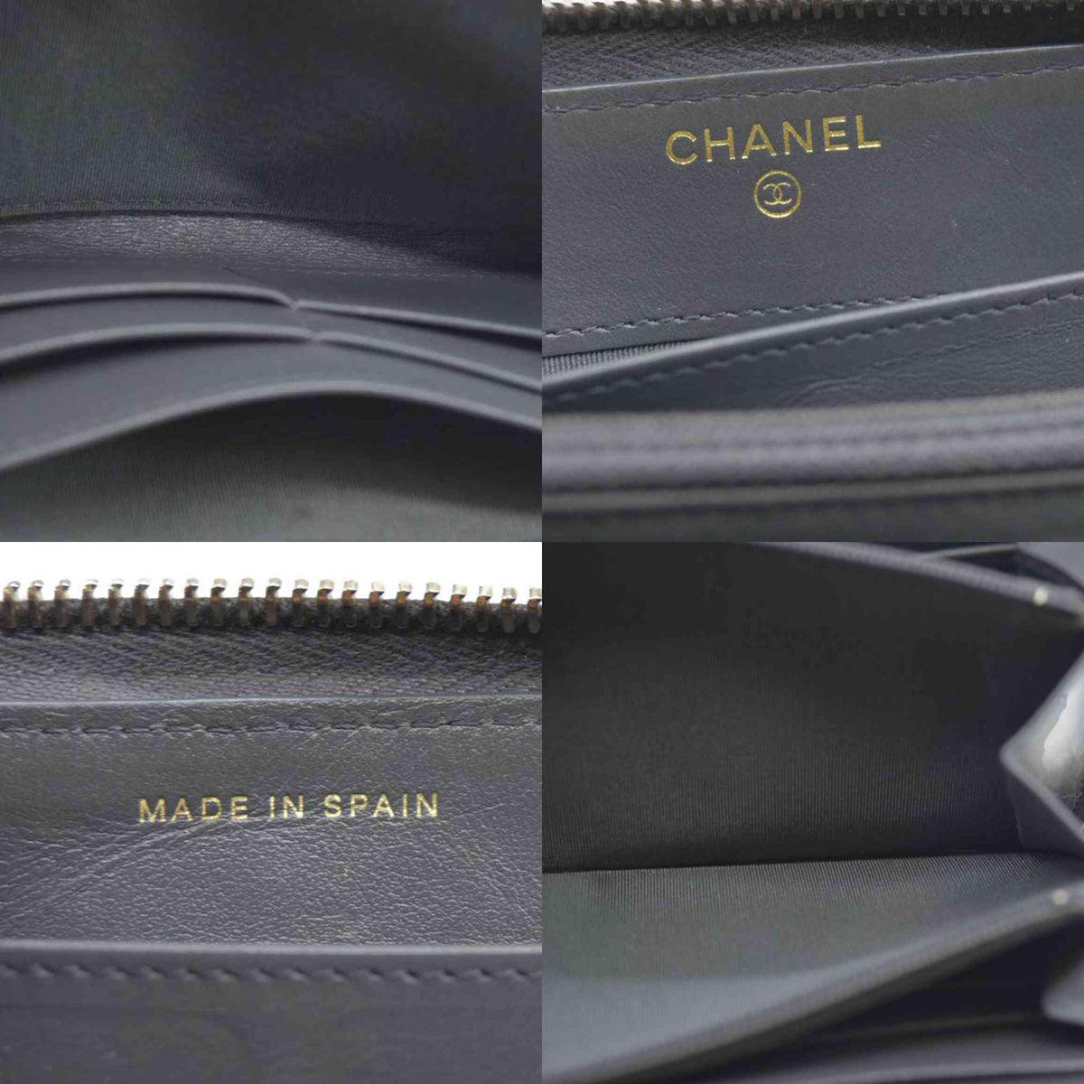 $1550 2021 Chanel Quilted 19 Long Zipped Around Wallet