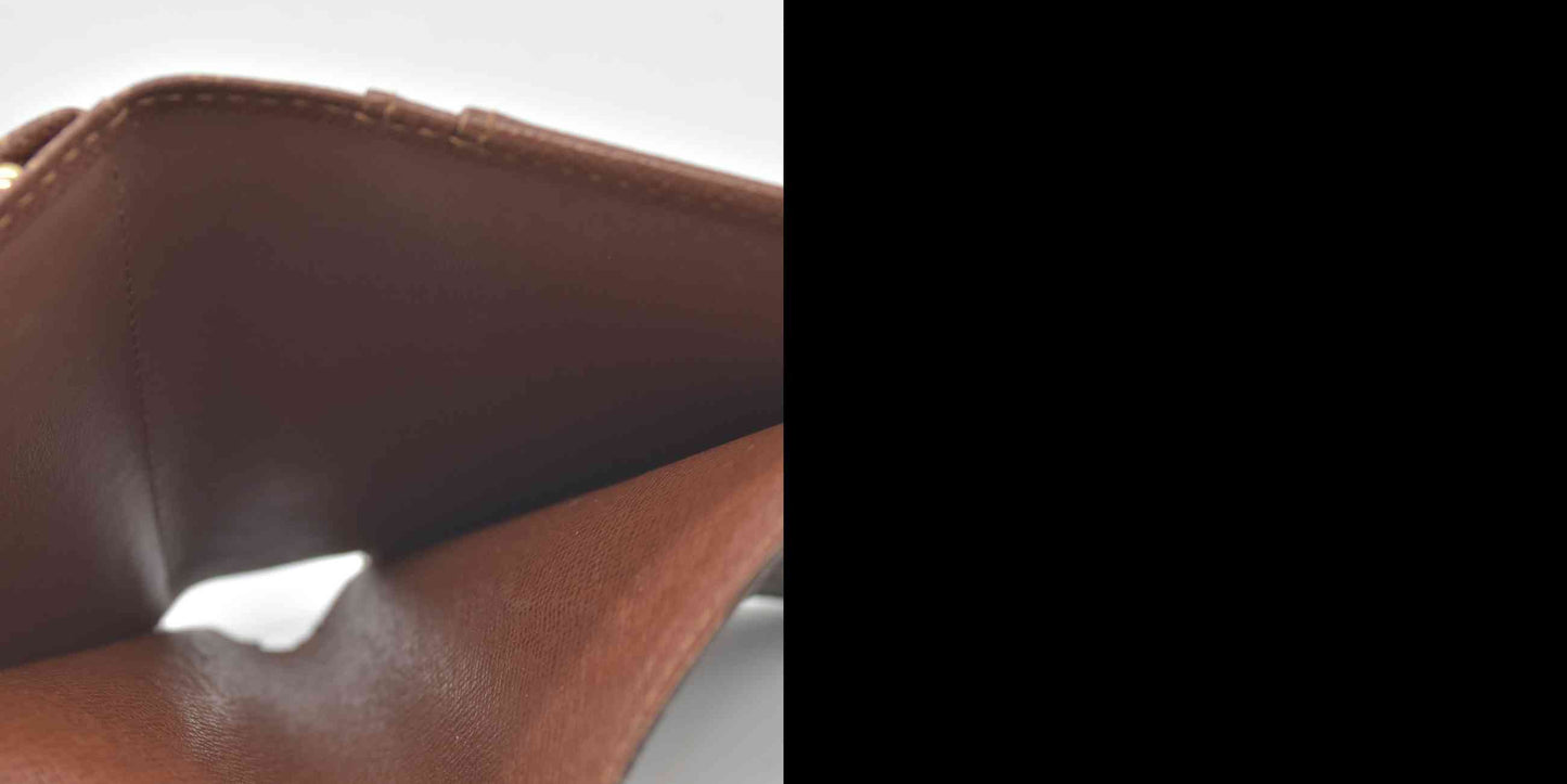 $750 2003 Louis Vuitton Monogram French Purse Wallet CA0093