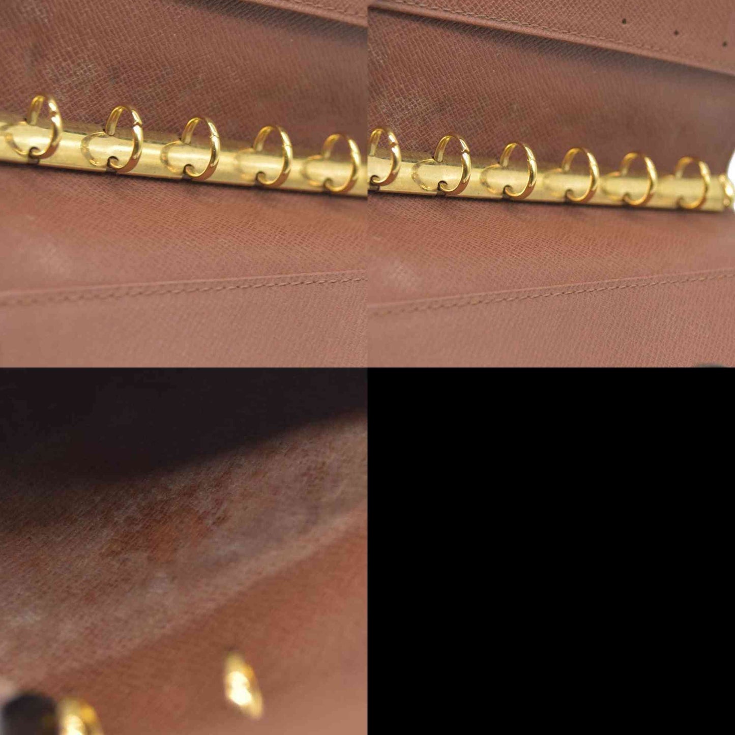 $505 Louis Vuitton  Monogram Small Ring Agenda Cover CA1919