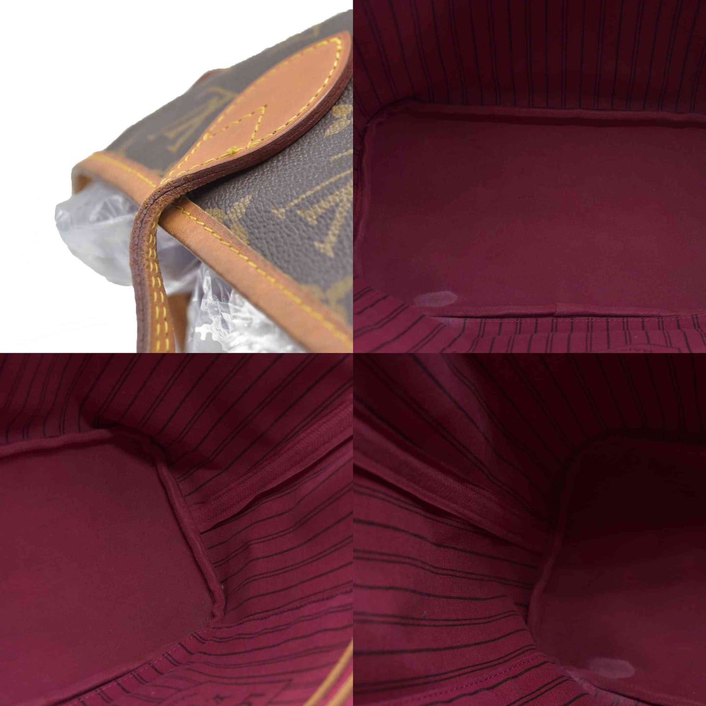 AUCTION $2170 Louis Vuitton Monogram Neo Neverfull MM Pivoine CA3186