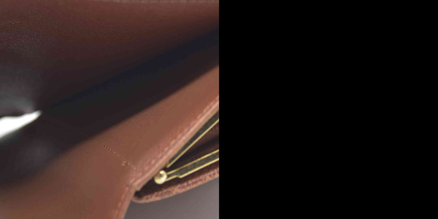 $750 2001 Louis Vuitton Monogram French Purse Wallet TH0011