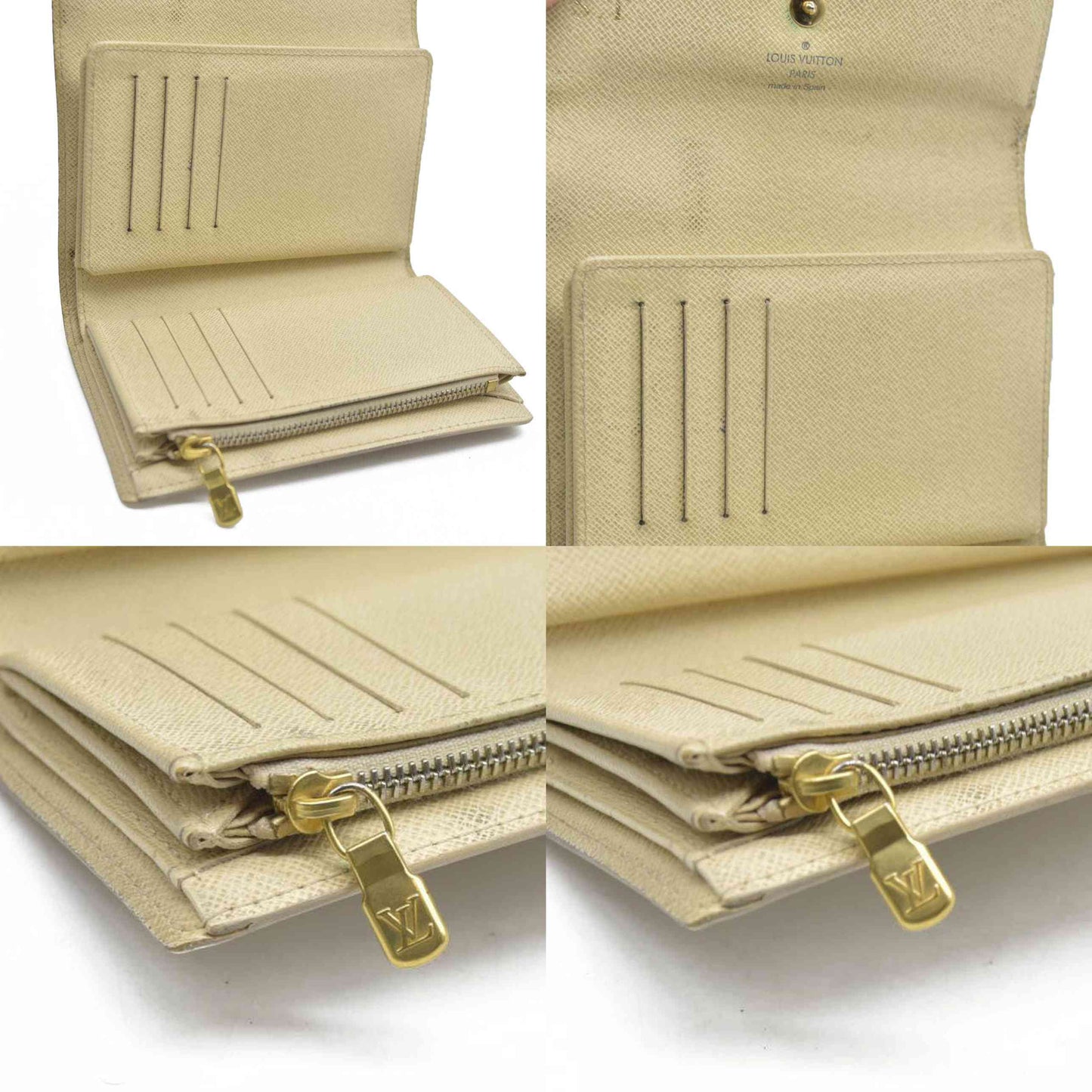 AUCTION $610 Louis Vuitton  Damier Azur Alexandra Wallet