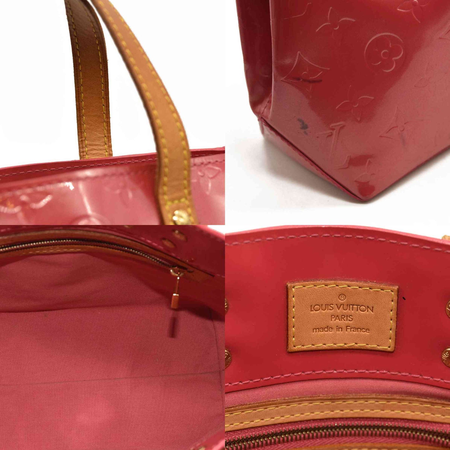 LOUIS VUITTON Vernis Reade PM Fuchsia MI0026