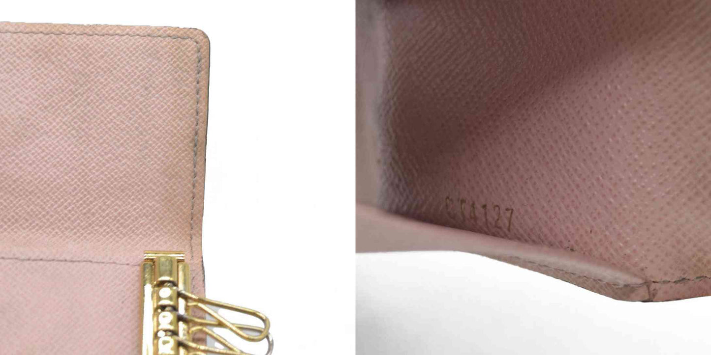 Louis Vuitton Damier Multicles 6 Ring Key Case Brown