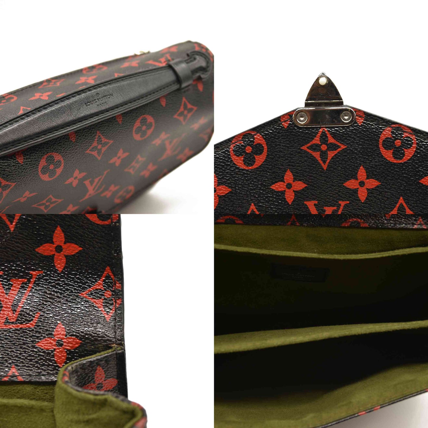Louis Vuitton  Monogram Infrarouge Pochette Metis DR4196
