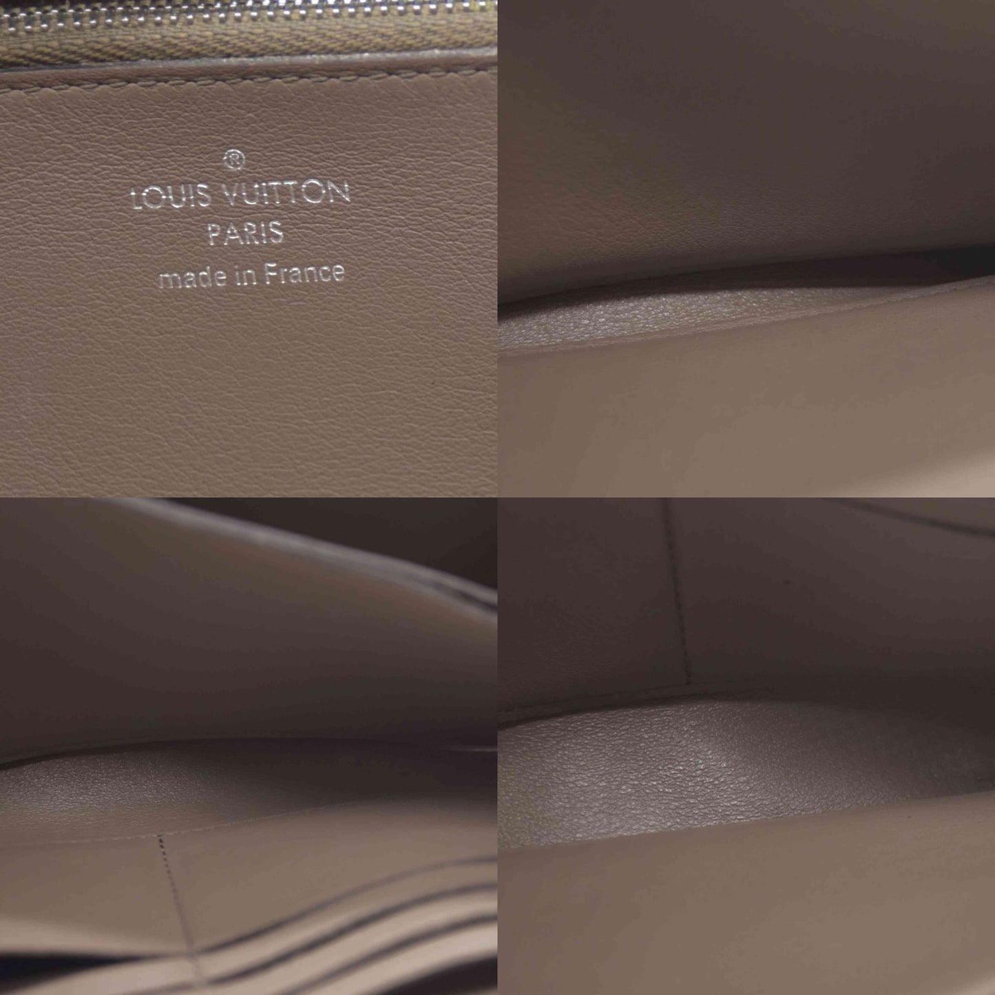 $1420 Louis Vuitton  Veau Cachemire Comete Wallet Galet MI5126