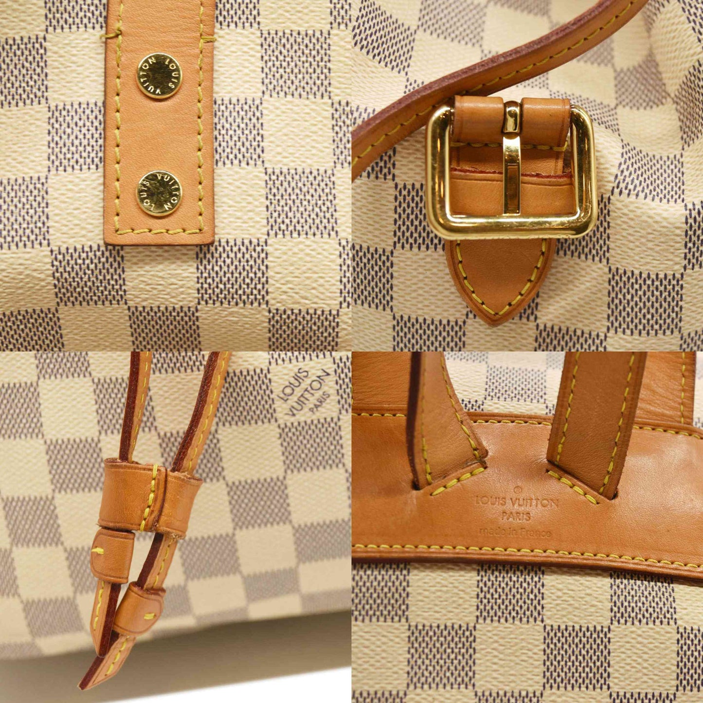 LOUIS VUITTON Damier Azur Sperone Backpack SR1176