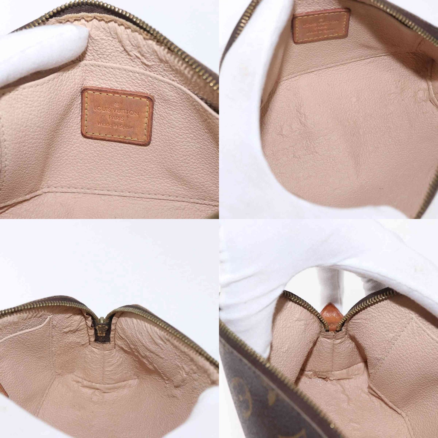 $625 2001 LOUIS VUITTON Monogram Cosmetic Pouch CA0091