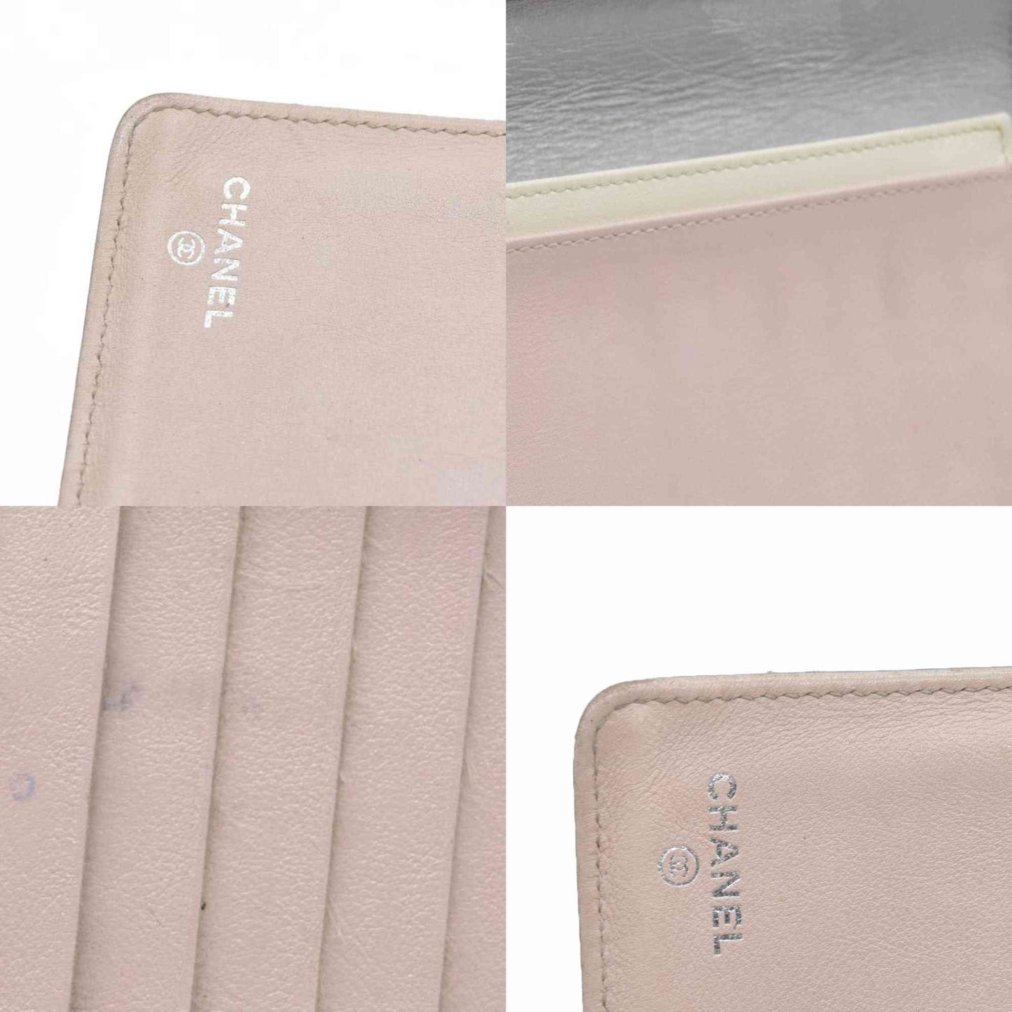 CHANEL CC Matelasse Leather Bifold Long Wallet