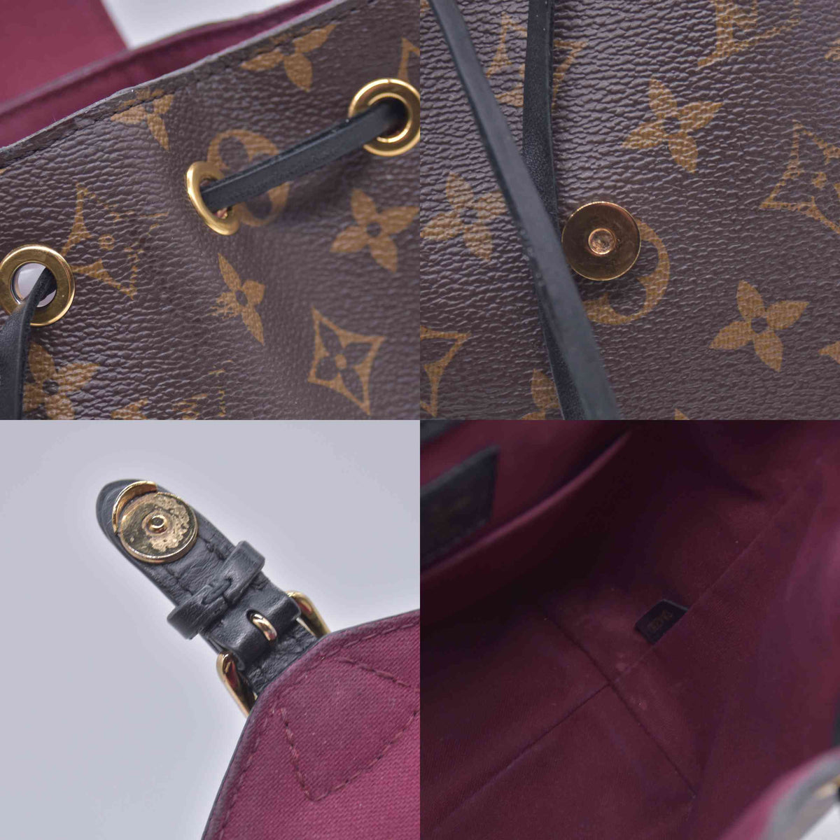 $2640 Louis Vuitton Monogram Montsouris BB New Model Backpack 10021305 CA4230