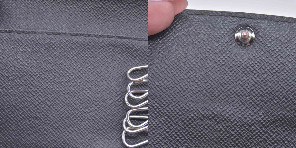 $395 2019 Louis Vuitton Graphite Multicles 6 Key Holder CT3159 CONSIGNMENT 10021147