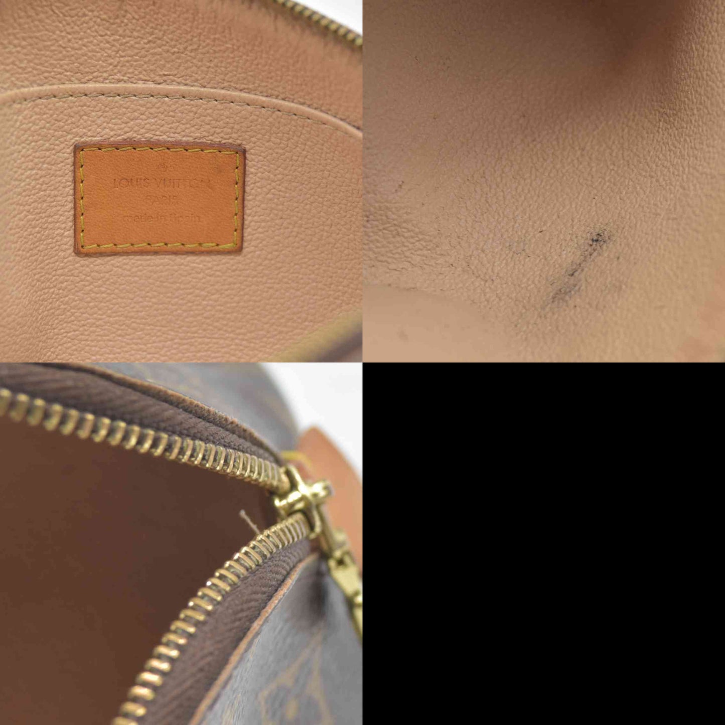 $590 Louis Vuitton Monogram Cosmetic Pouch CA0056 CONSIGNMENT