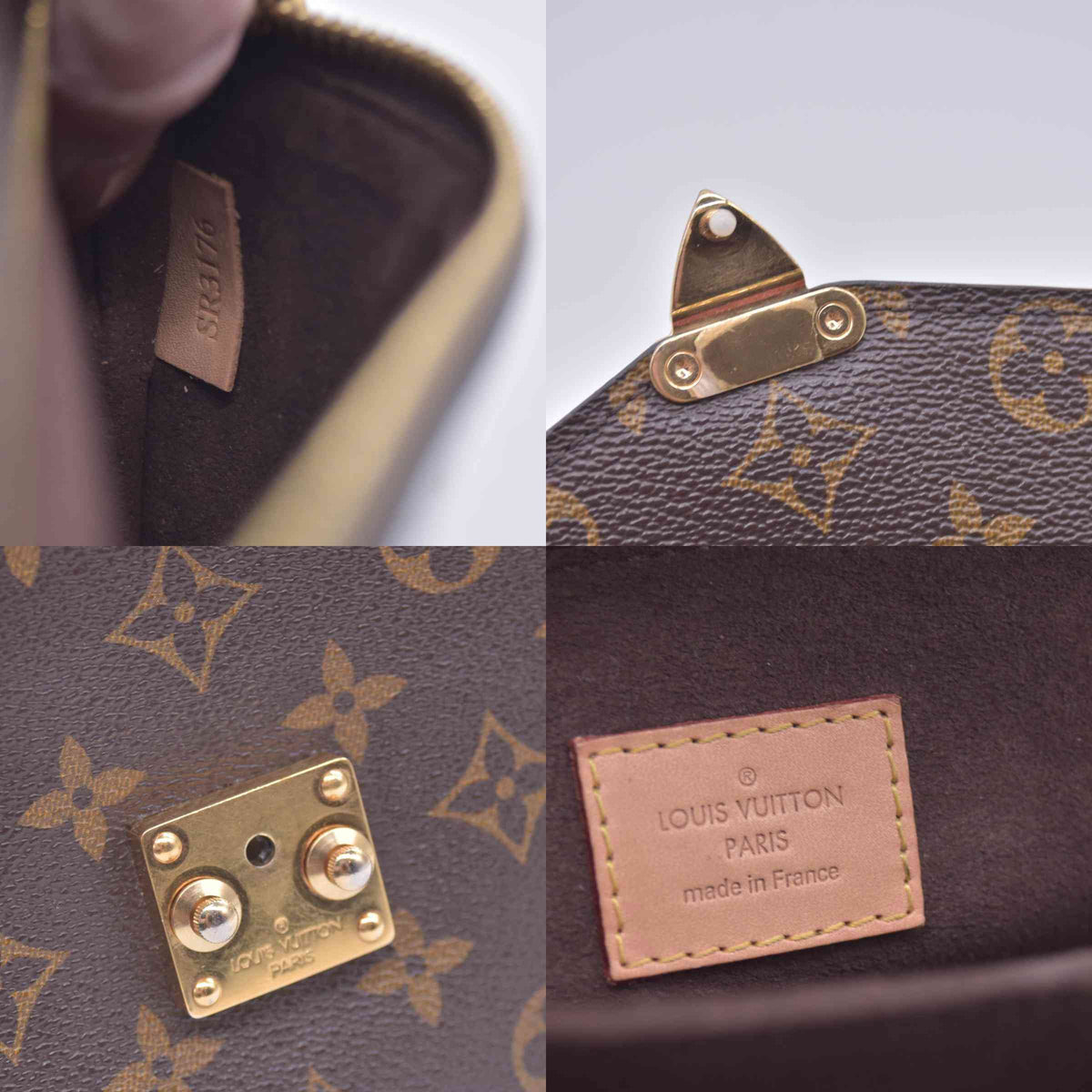 $2620 2016 LOUIS VUITTON Monogram Pochette Metis Shoulder Bag Brown SR3176 CONSIGNMENT 10021414