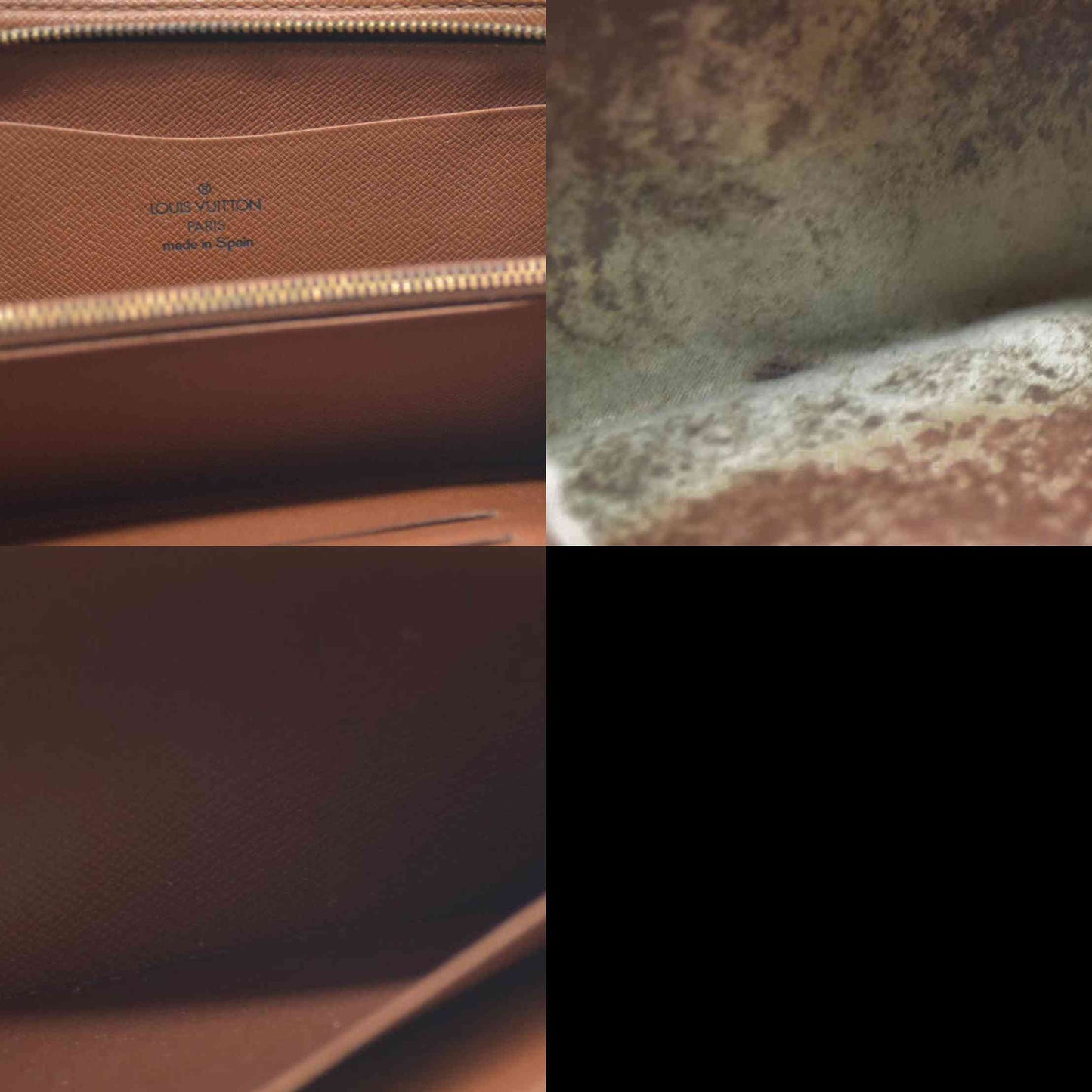 LOUIS VUITTON Monogram Porte Monnaie Zip Around Long Wallet CA0918