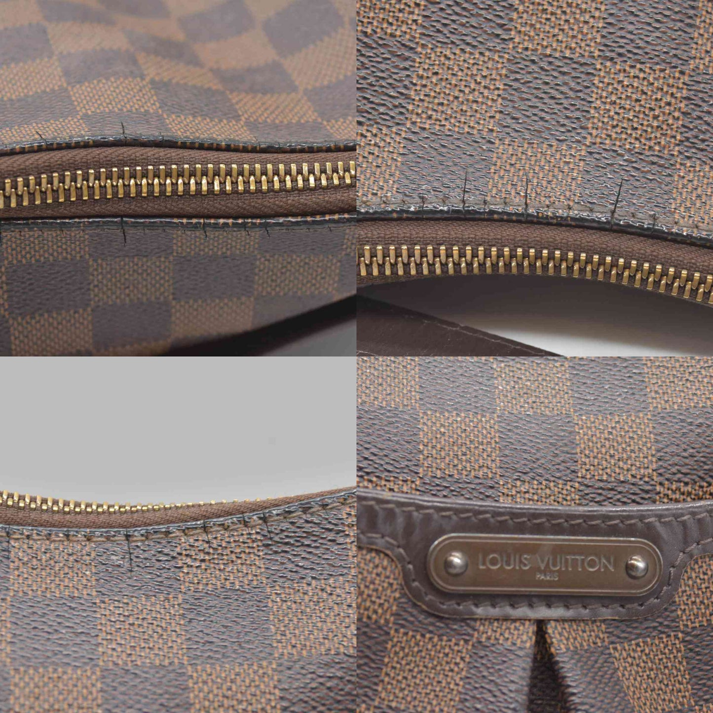$1270 2013 Louis Vuitton Damier Ebene Bloomsbury PM DU1183